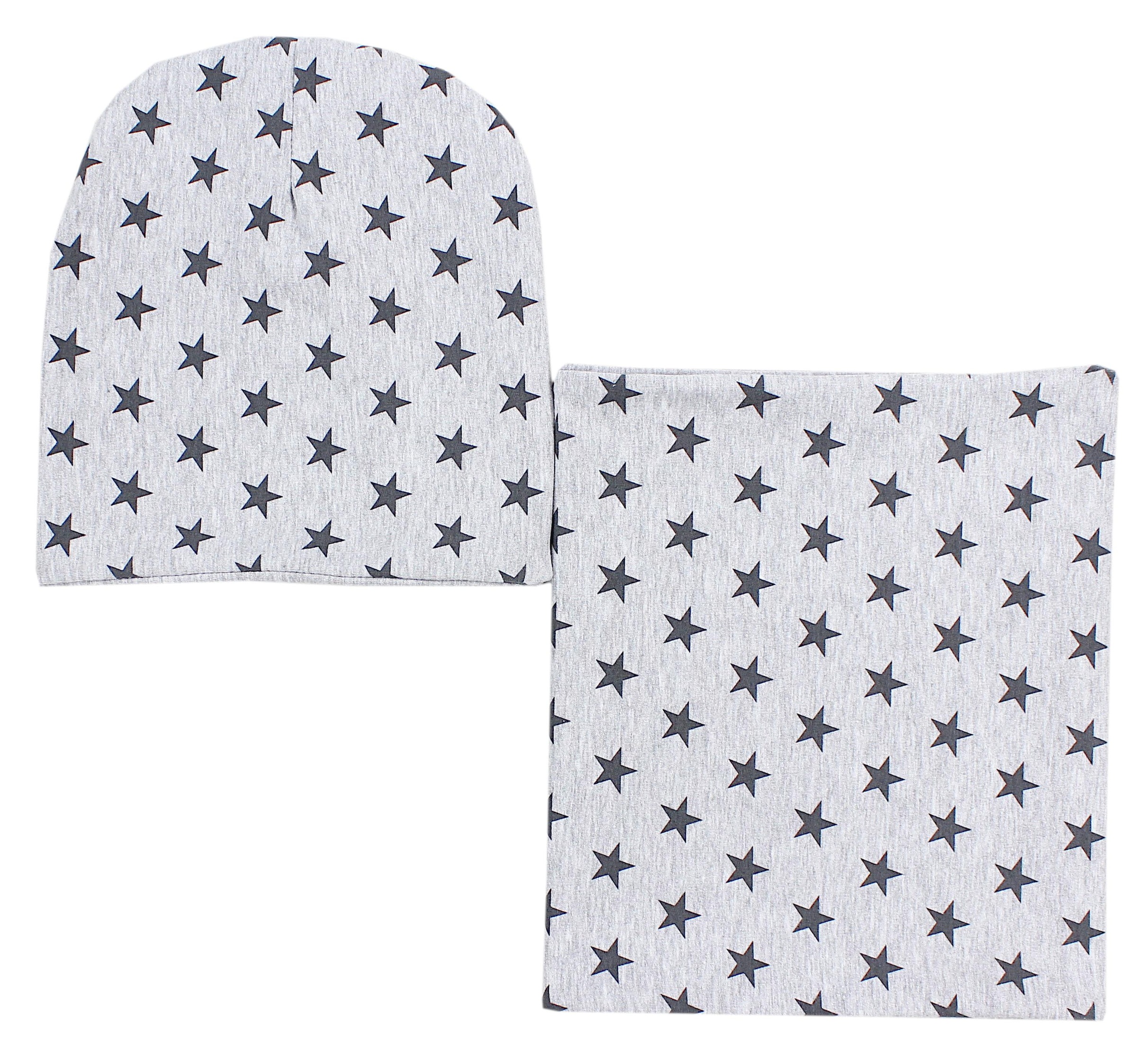 TupTam Beanie »Mütze Unisex Kinder Beanie Mütze Schlauchschal Set«