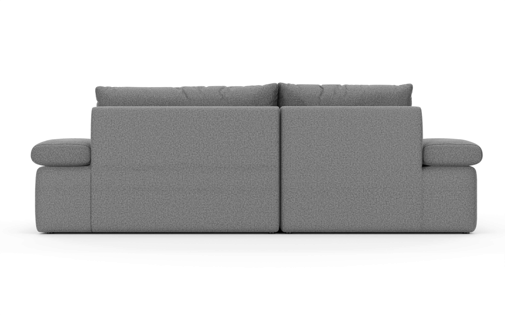 Home affaire Ecksofa »ALVERIE mit Recamiere, moderne Steppung, Maße: B/T/H 274/203/106 cm«, L-Form mit Wellenunterfederung, mit 4 Rückenkissen, pflegeleicht Stoff