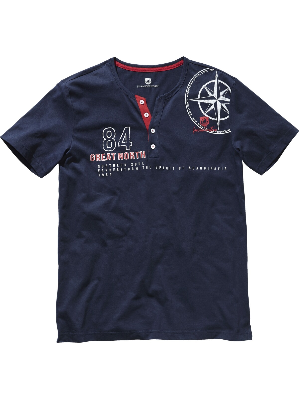 Jan Vanderstorm T-Shirt »T-Shirt LINDRAD«
