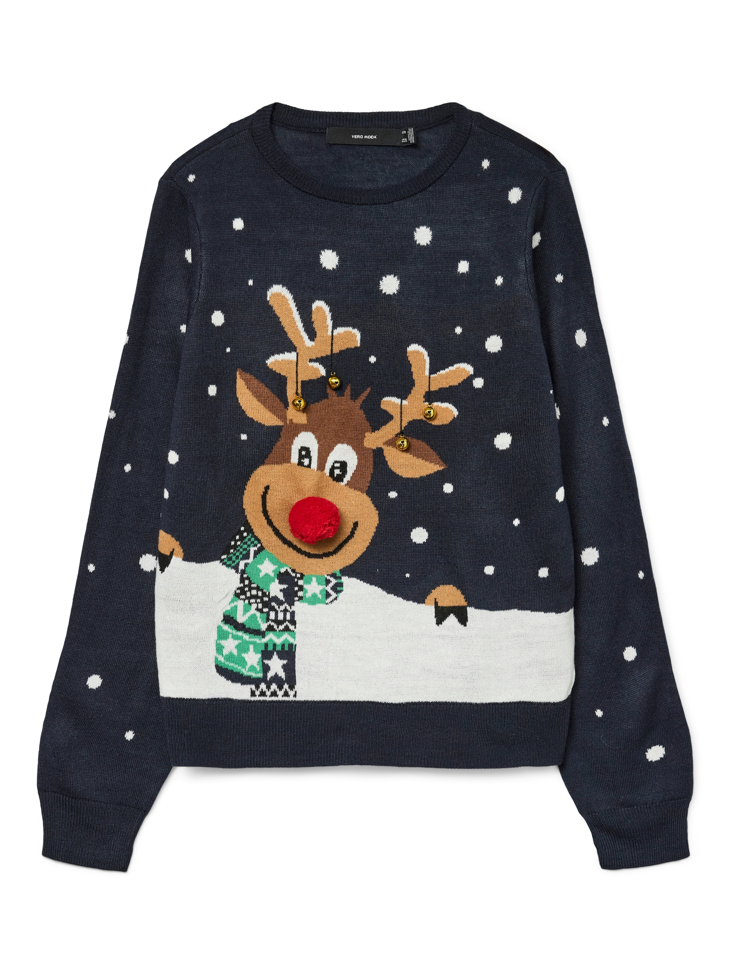 Vero Moda Weihnachtspullover »VMFROSTYDEER LS O-NECK PULL. XMAS BOX«