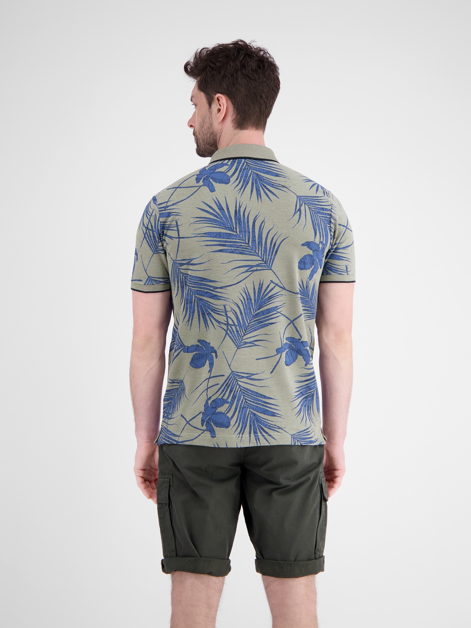 LERROS Poloshirt »LERROS Modisches Poloshirt, sommerlich gemustert«