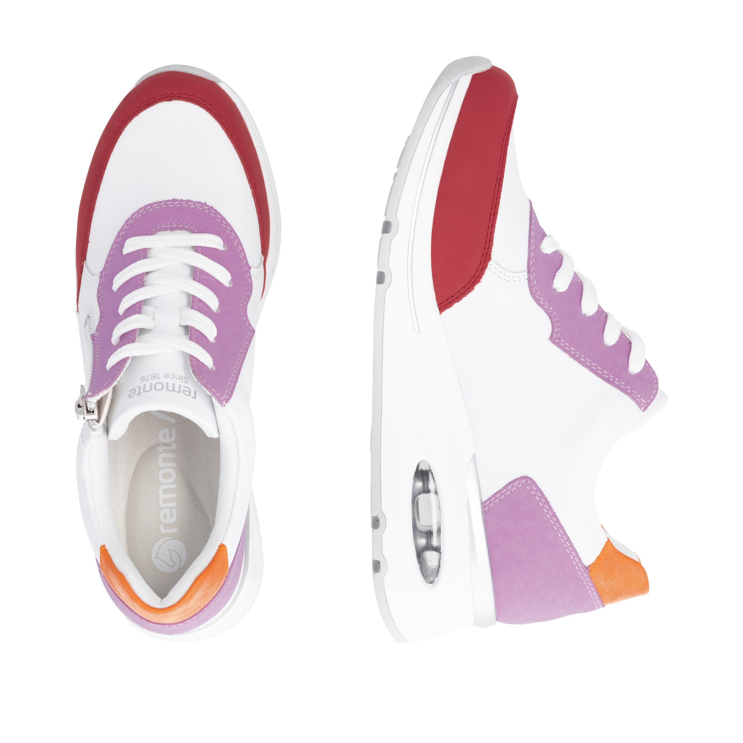 Remonte Keilsneaker »Elisabeth Hurley-Collection«, Freizeitschuh, Halbschuh, Schnürer mit herausnehmbarer Soft-Einlage