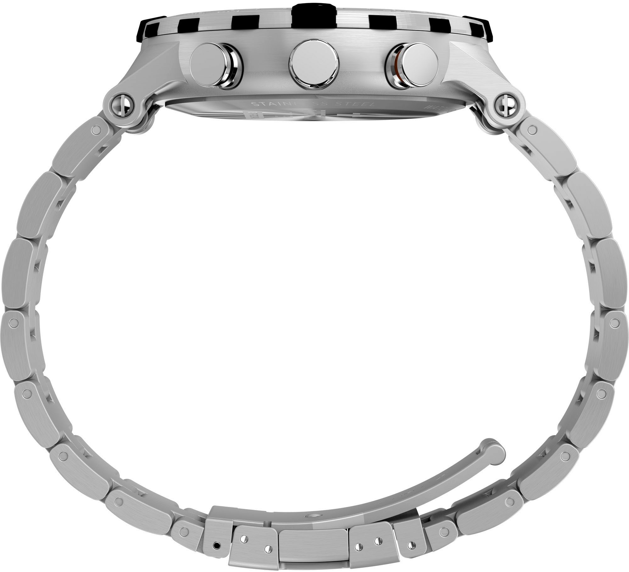 Timex Quarzuhr »TIDE/TEMP/COMPASS«, Armbanduhr, Herrenuhr,Edelstahlarmband,Datum, bis 10 bar wasserdicht