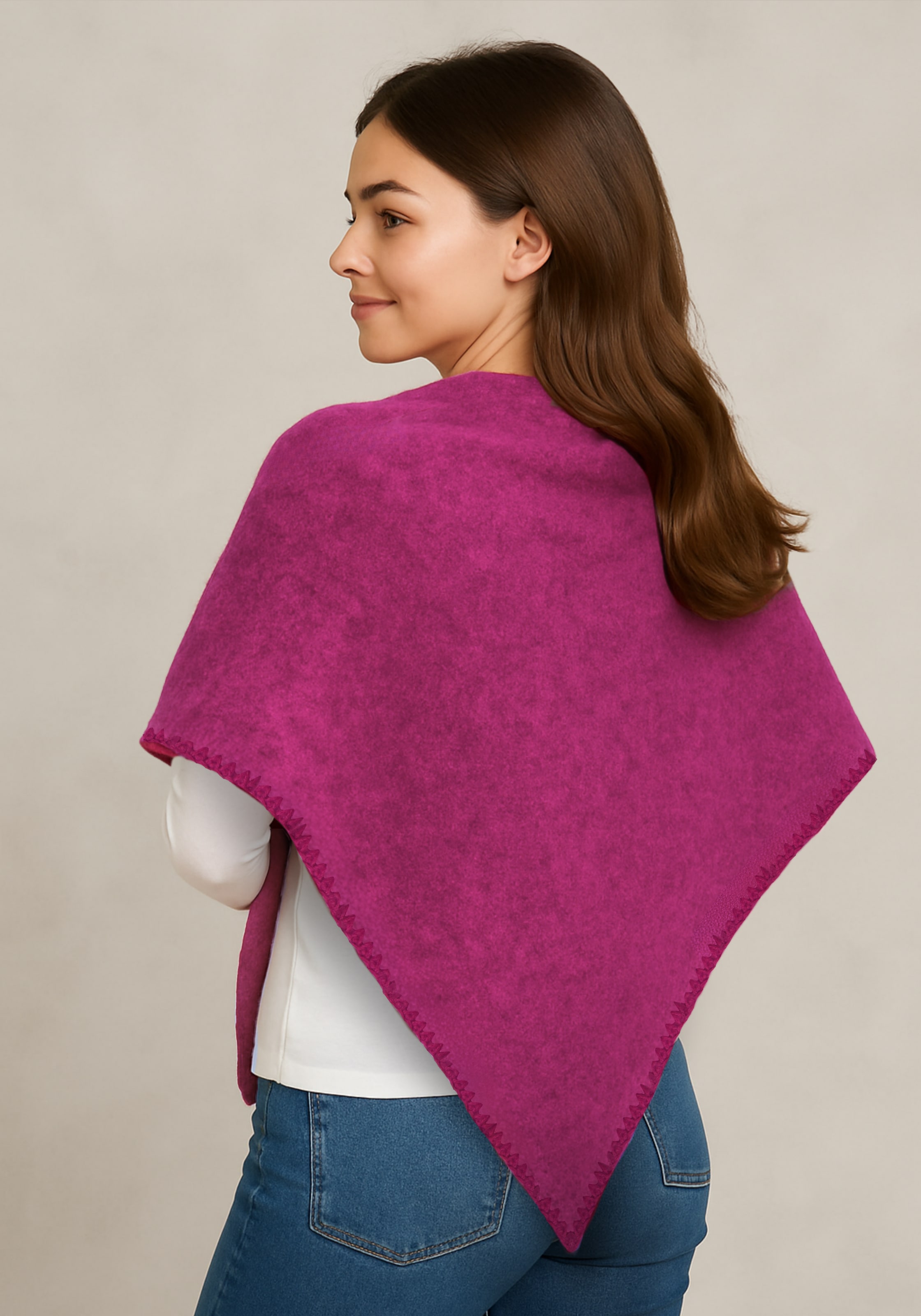 Capelli New York Modeschal Feinstrick, individuell zu Binden, wärmend