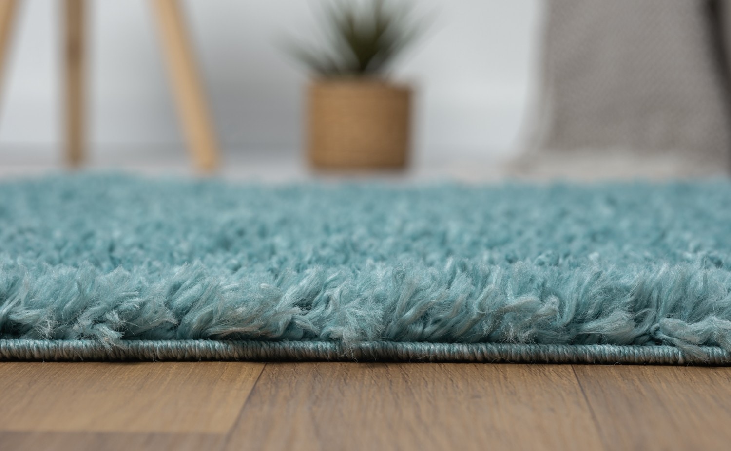 my home Hochflor-Teppich »Banji«, rechteckig, 37 mm Höhe, Uni Farben, weich und flauschig, auch als Läufer & in rund erhältlich