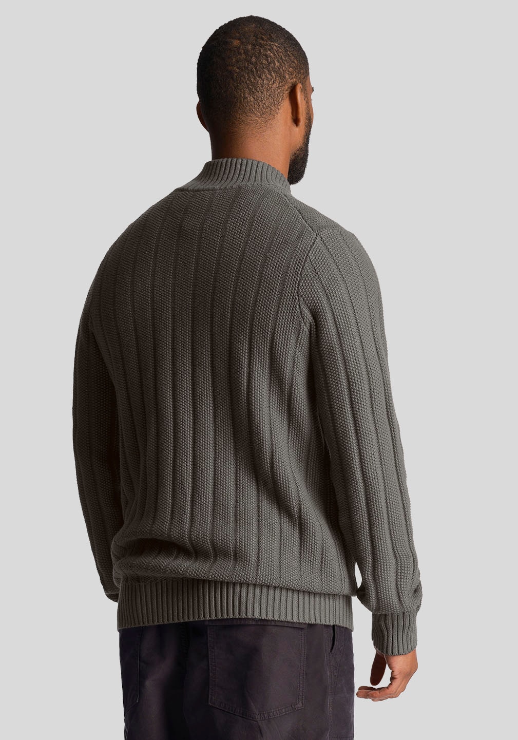 Lyle & Scott Strickpullover, mit Stehkragen