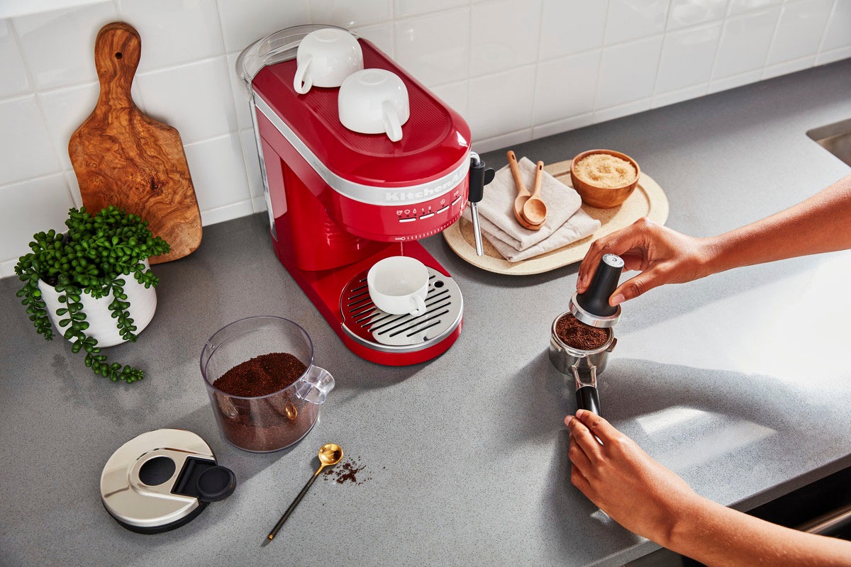 KitchenAid Espressomaschine »5KES6503EER EMPIRE ROT«, Siebträger