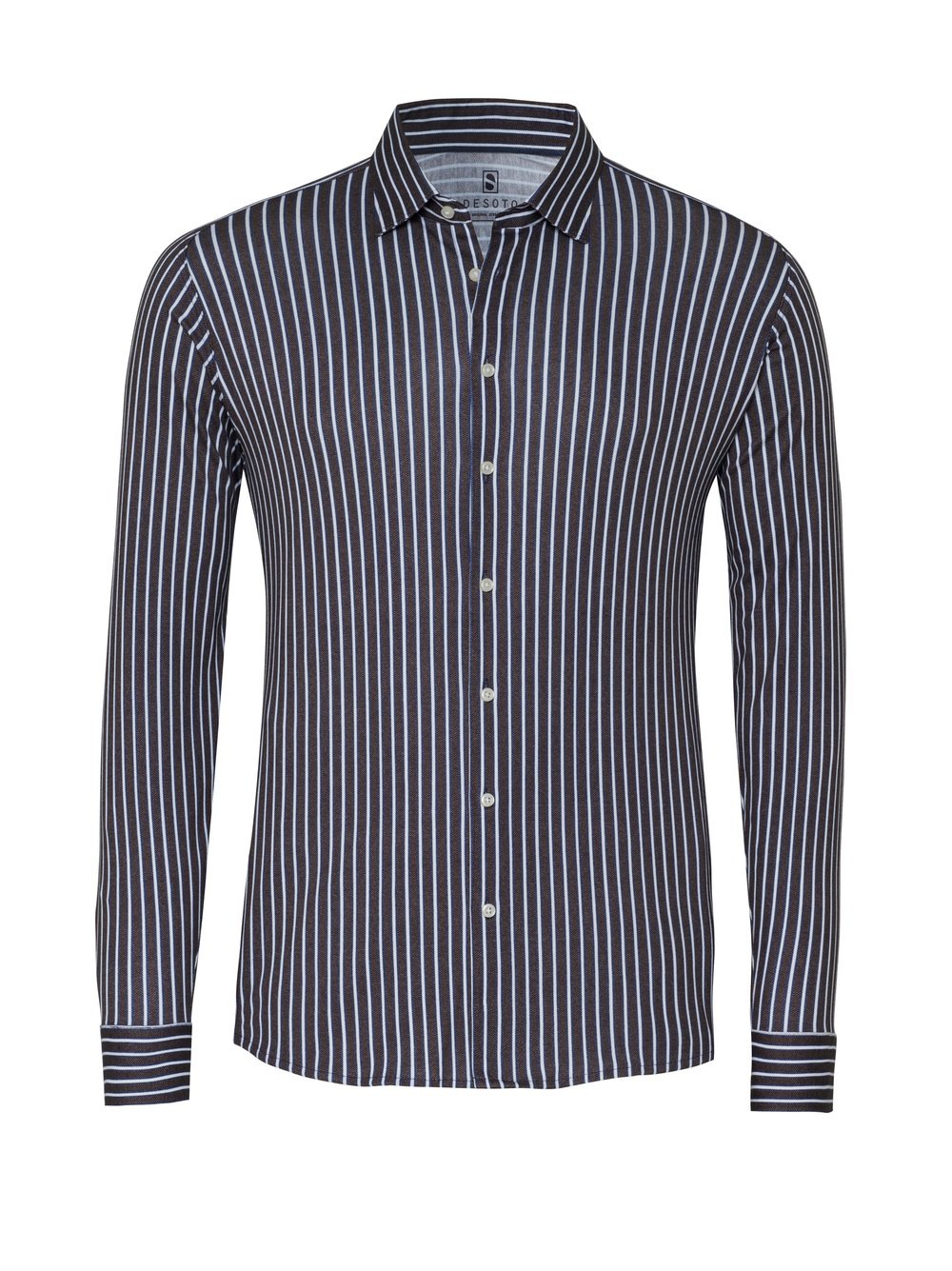DESOTO Langarmhemd »Jersey Casual Kent«