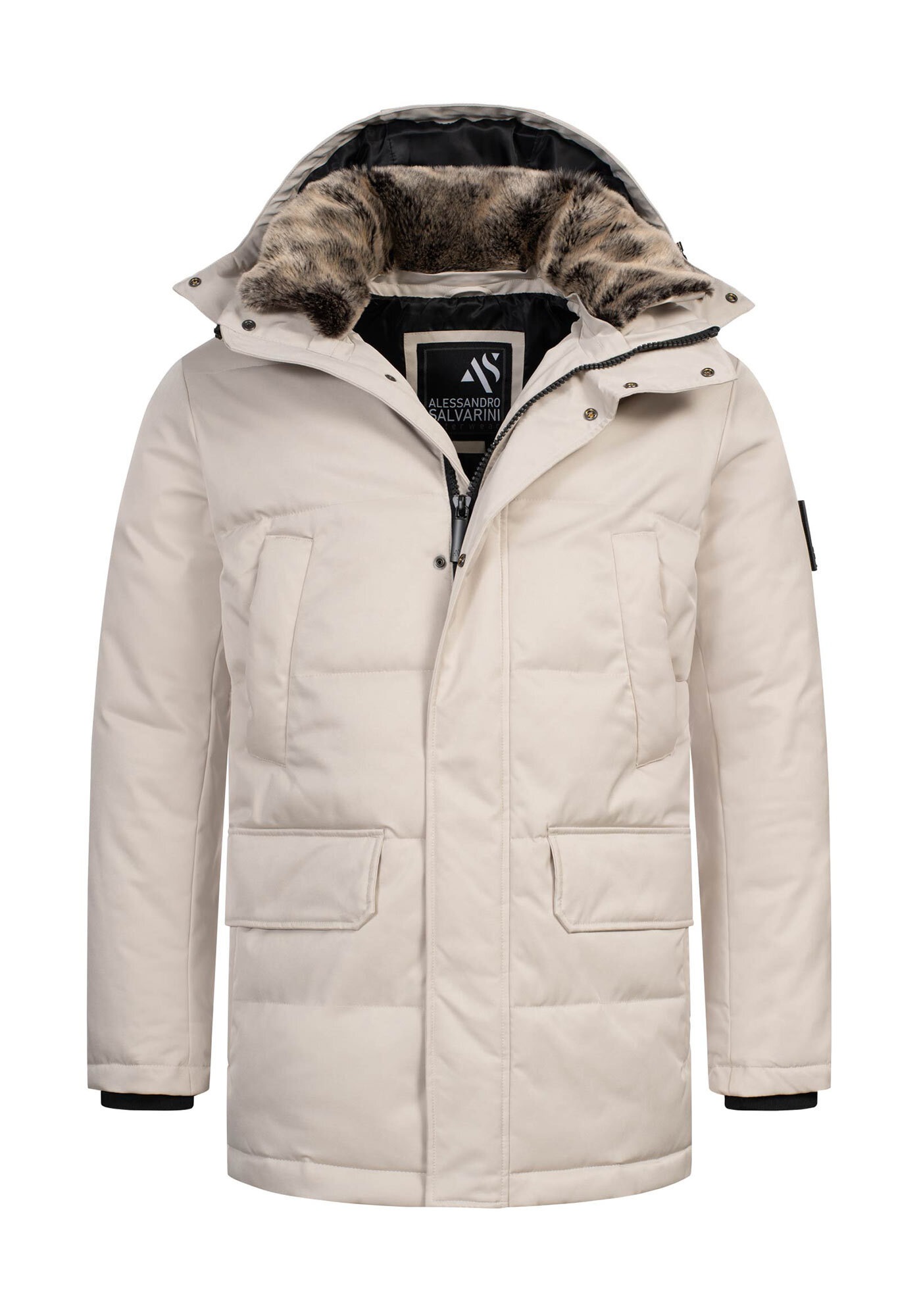 Alessandro Salvarini Winterjacke »A. Salvarini warme Herren Winterjacke wasserabweisend AS456«