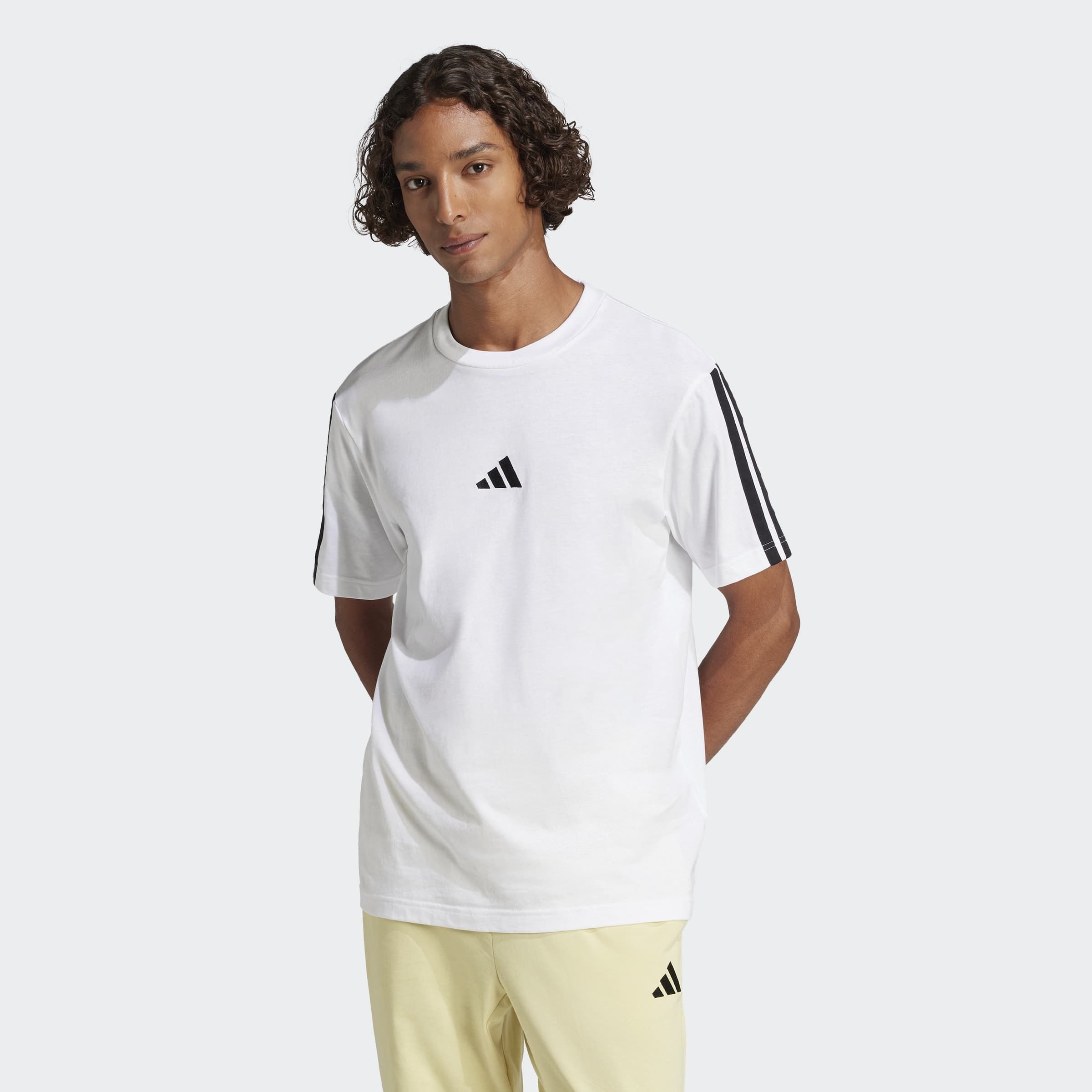 adidas Sportswear T-Shirt »M 3S SJ T B« sportlicher Stil, mit 3-Streifen-Design, aufgesticktes Logo