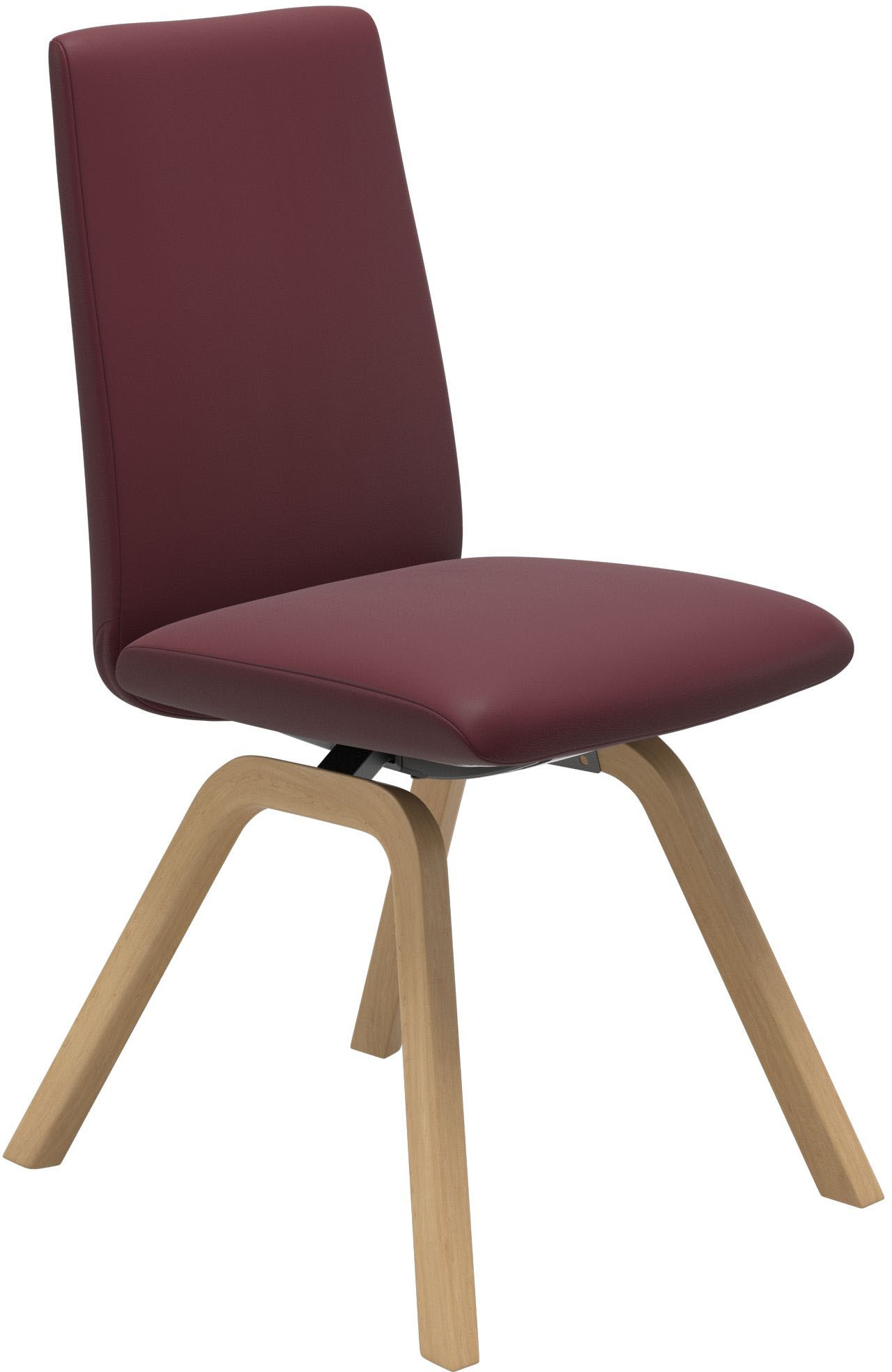Stressless® Polsterstuhl »Laurel«, Leder BATICK, Low Back, Größe M, mit schräggestellten Beinen in Eiche natur