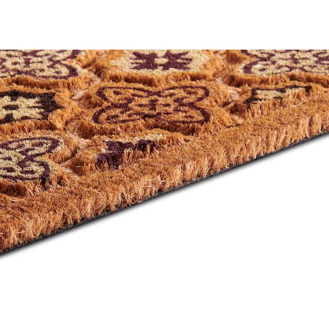 HANSE Home Fußmatte »Mix Mats Kokos Moroccan Tiles«, rechteckig, Kokos,  Schmutzfangmatte, Outdoor, Rutschfest, Innen, Kokosmatte, Flur