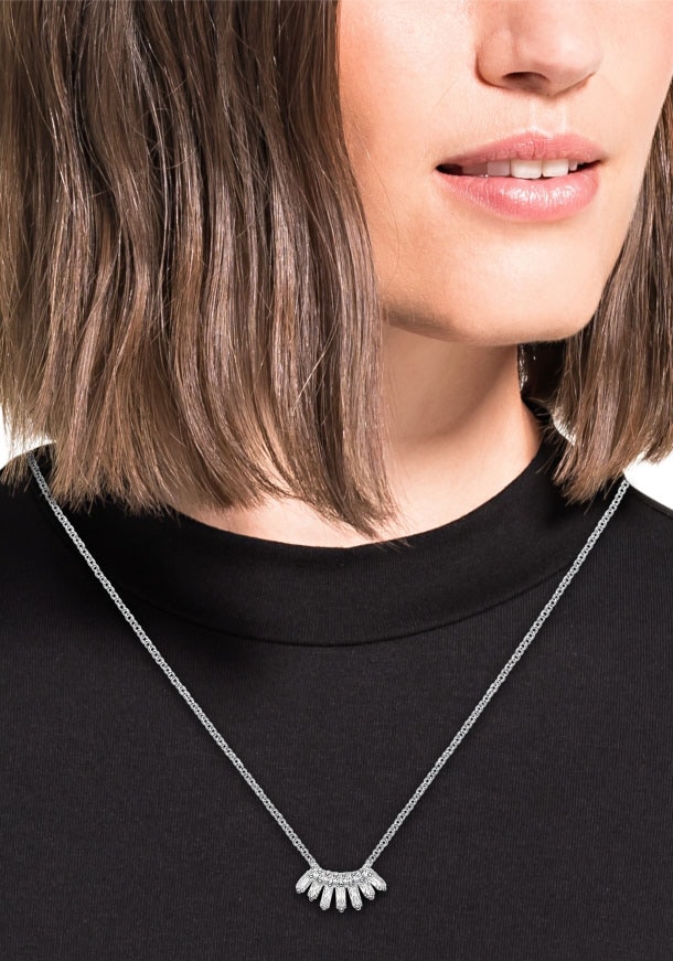 Amor Kette mit Anhänger »2032764«, mit Zirkonia (synth.)