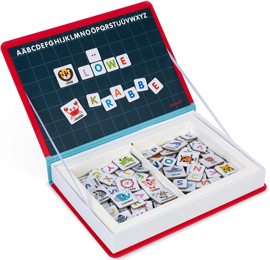 Janod Lernspielzeug »Magnetbuch - Alphabet«