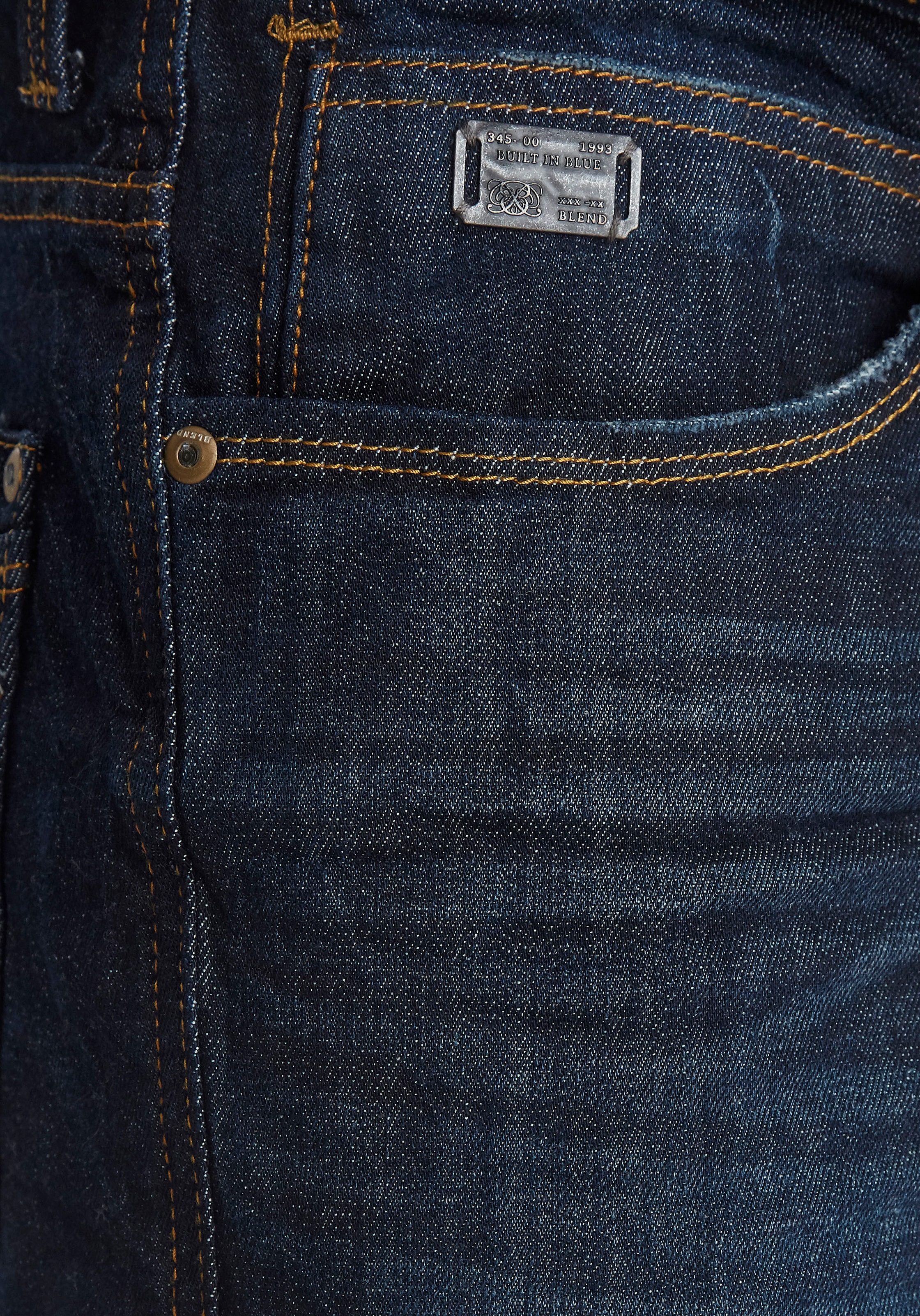 Blend Regular-fit-Jeans »BL-Rock fit« Baumwollmischung mit Elasthan, Regular Fit, elastisches Denim