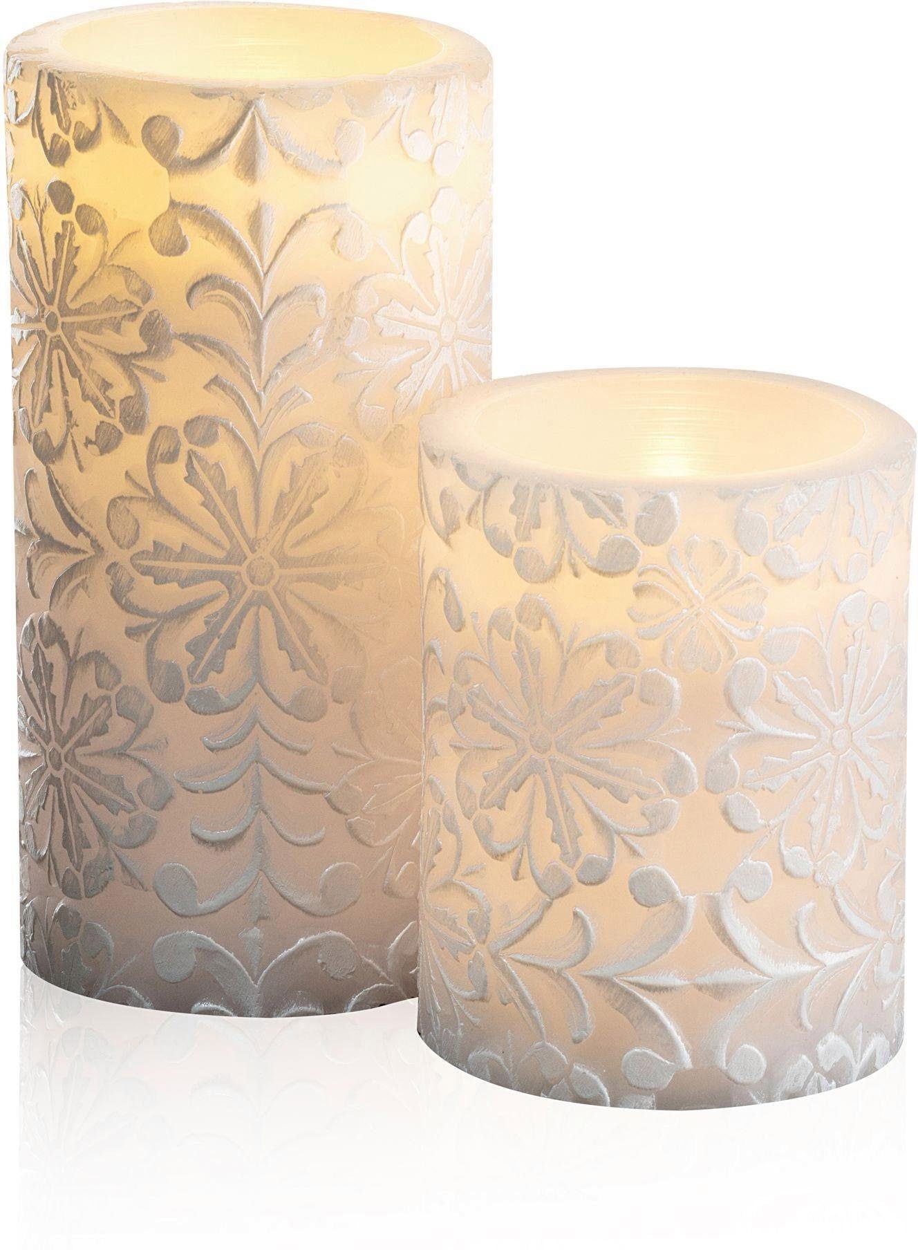 Pauleen LED Dekolicht »LED-Kerze, Wachskerze Little Lilac Candle, 2er Set«