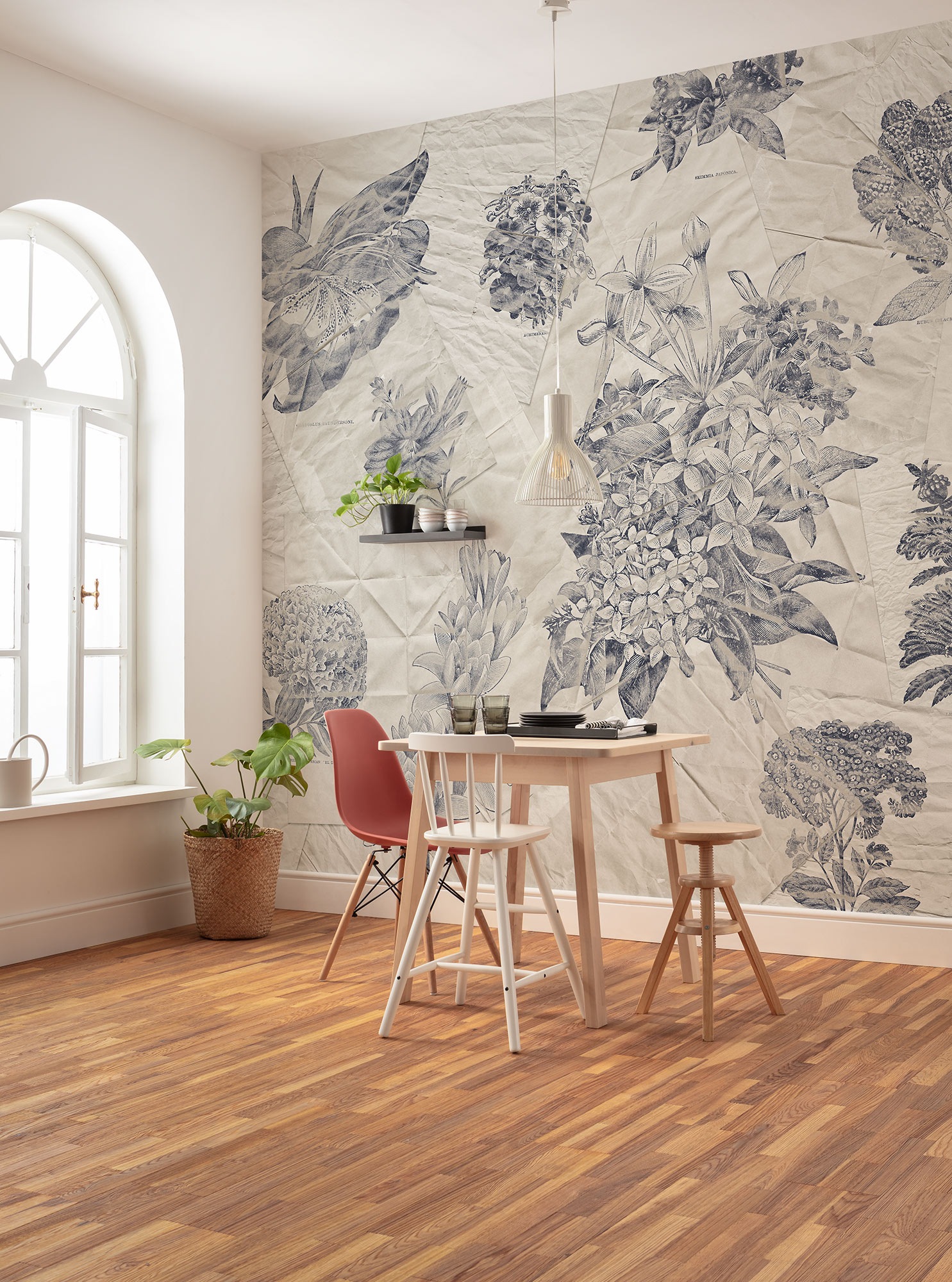 Komar Fototapete »Digitaldruck Vlies - Botanical Papers - Größe 300 x 280 cm«, bedruckt, Vlies Fototapete - Botanical Papers - Größe 300 x 280 cm