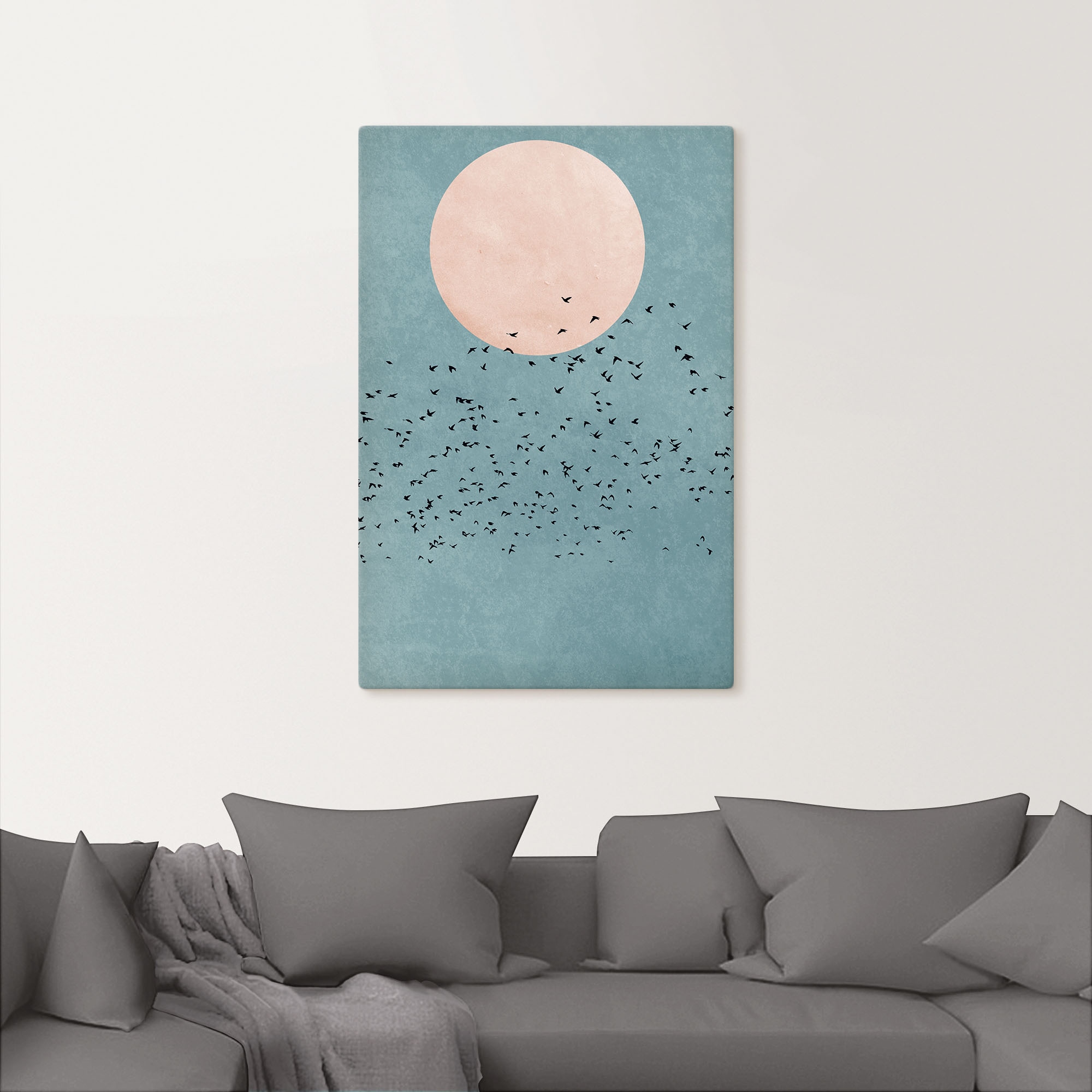 Artland Leinwandbild »Wegfliegen« Himmelsbilder 1 Stk. tlg. auf Keilrahmen gespannt