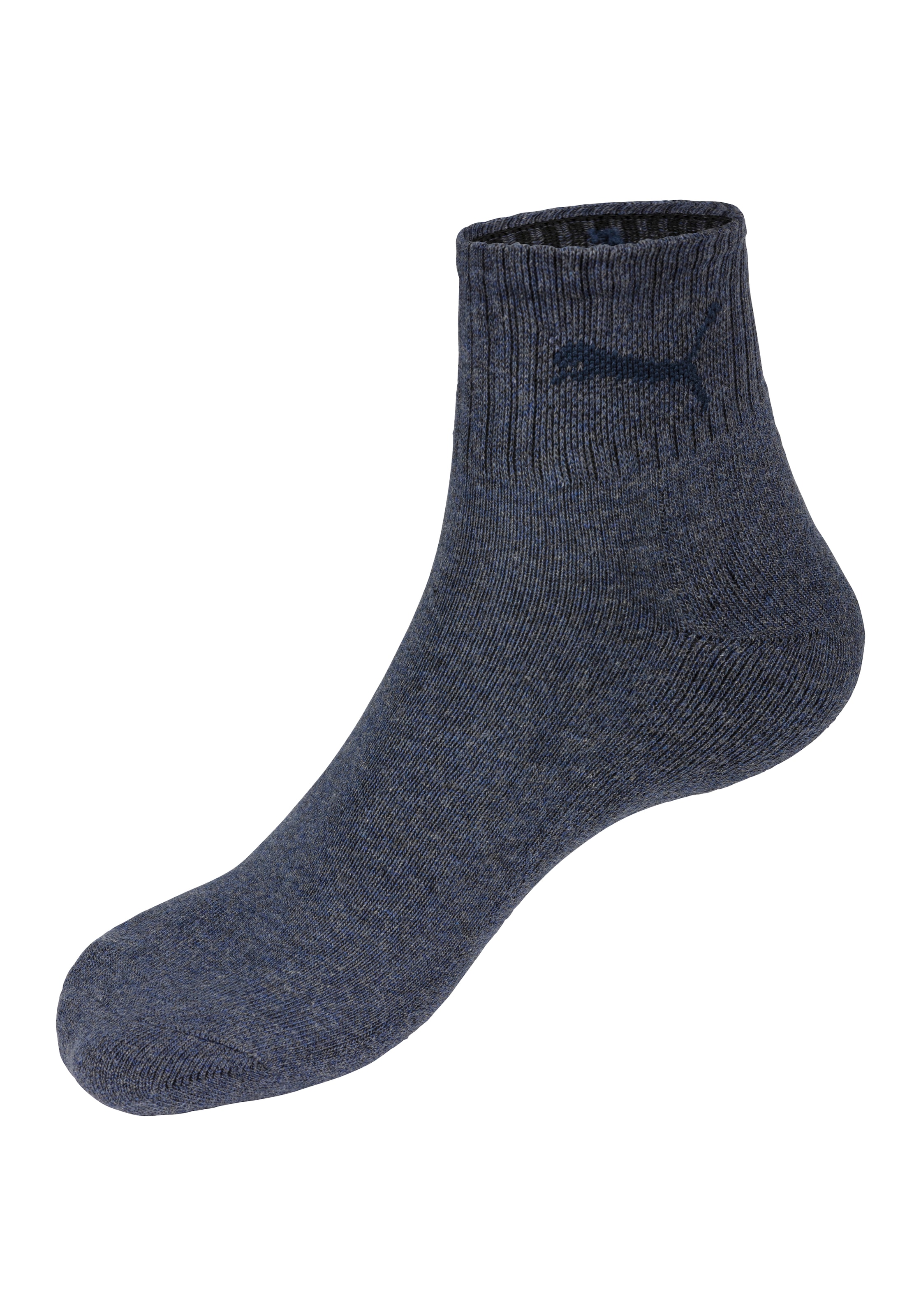 PUMA Sportsocken »short crew«, (3 Paar), mit klassischer Rippe