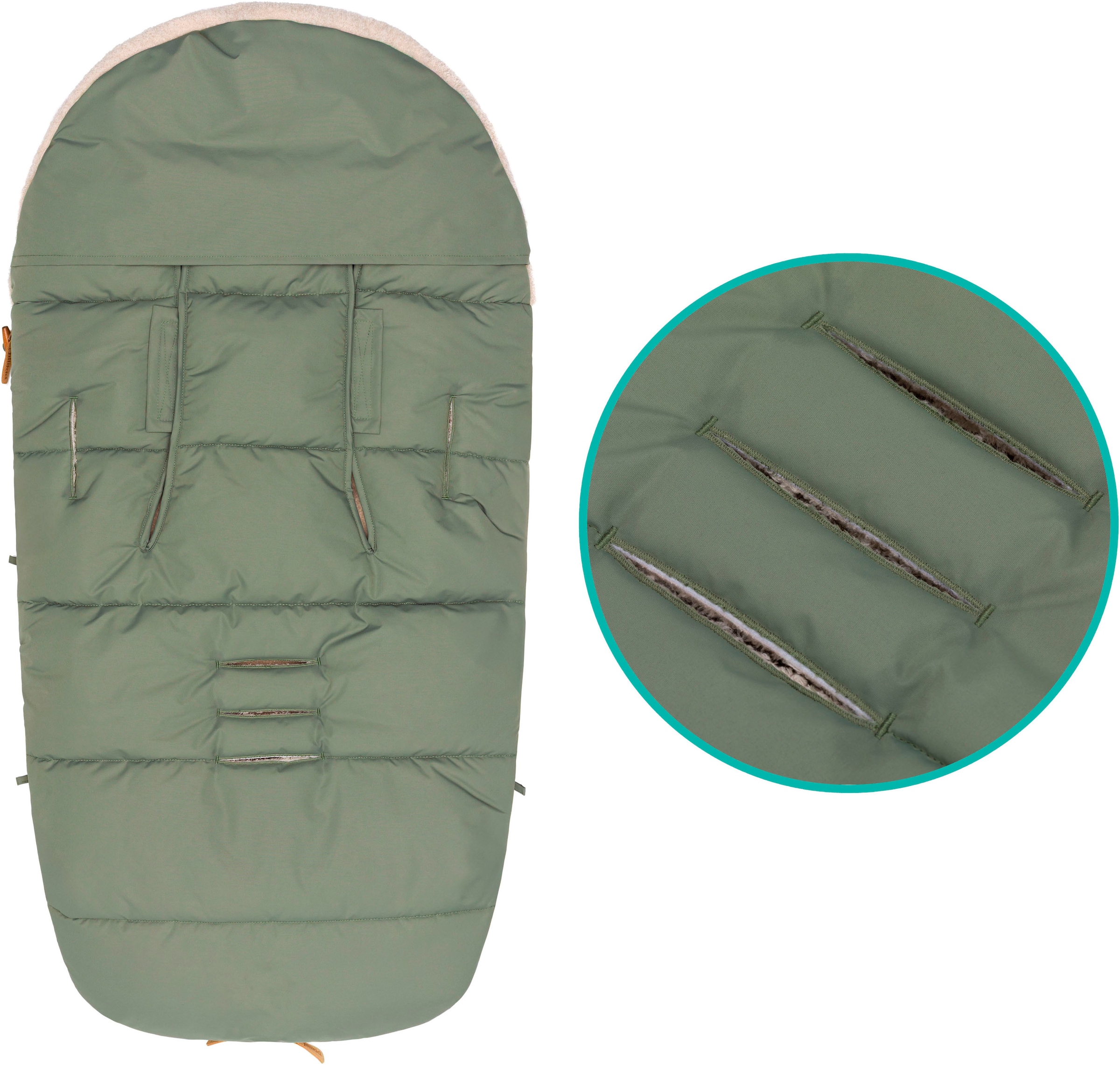 Fillikid Fußsack »Atlas, Winterfußsack« mit Teddy-Plüsch