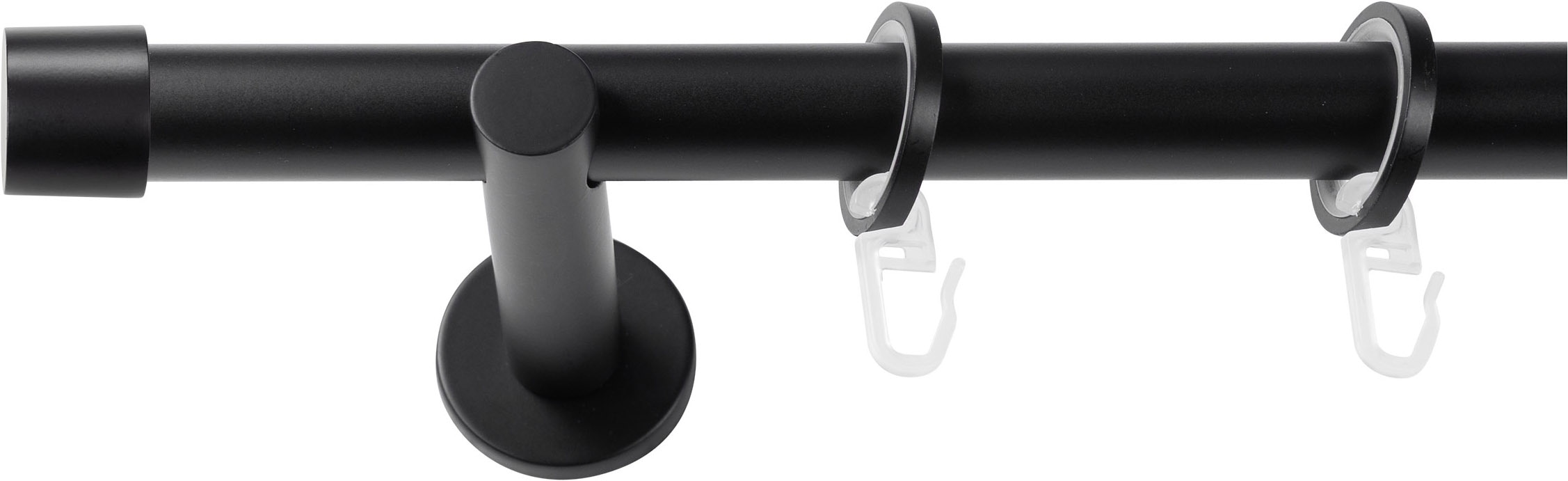 SN DECO GROUP Gardinenstange Ø 19 mm 1 läufig-läufig Fixmaß;kürzbar