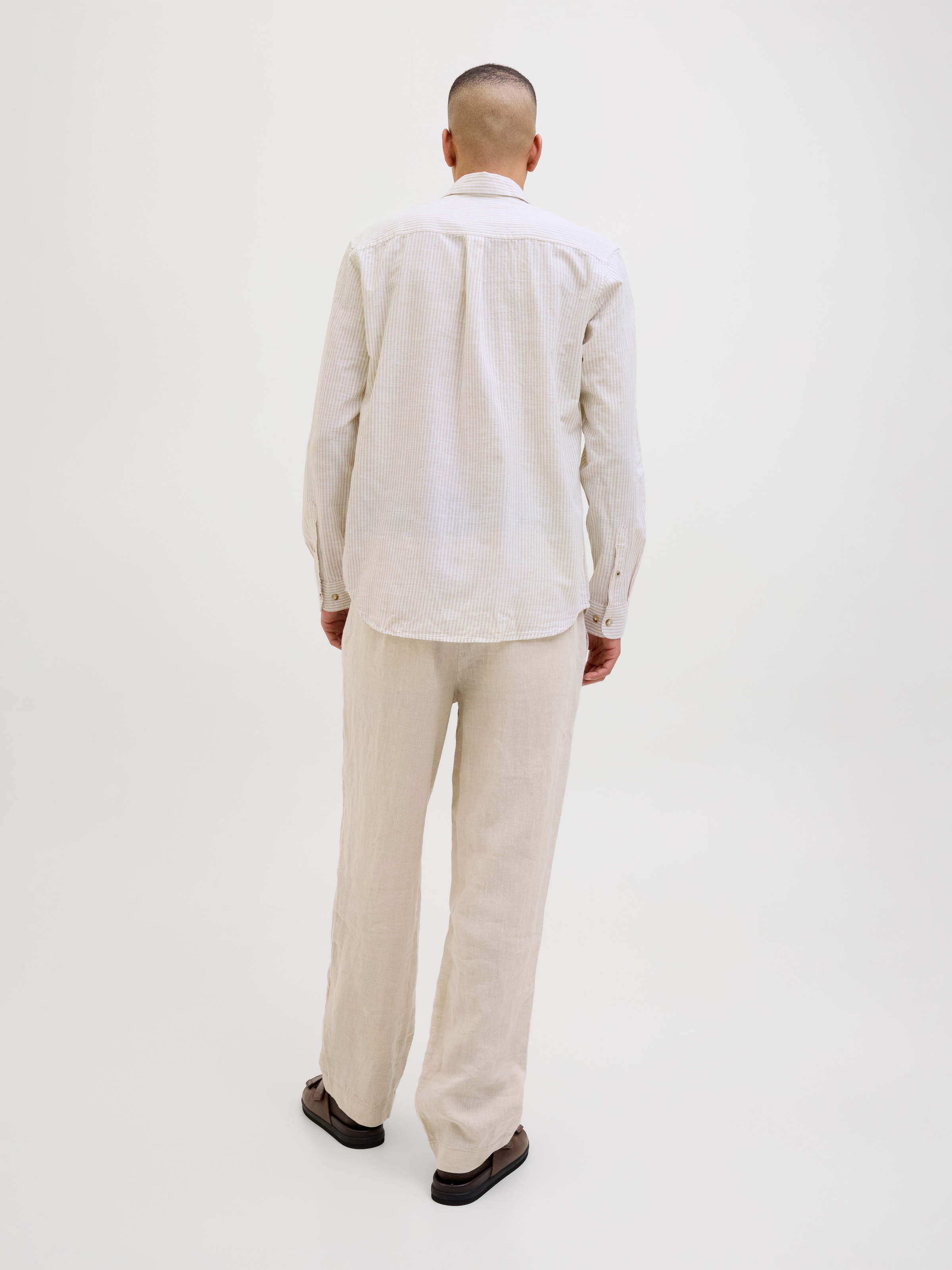 Jack & Jones Langarmhemd »JJESUMMER SHIRT LS SN« mit Hemdkragen