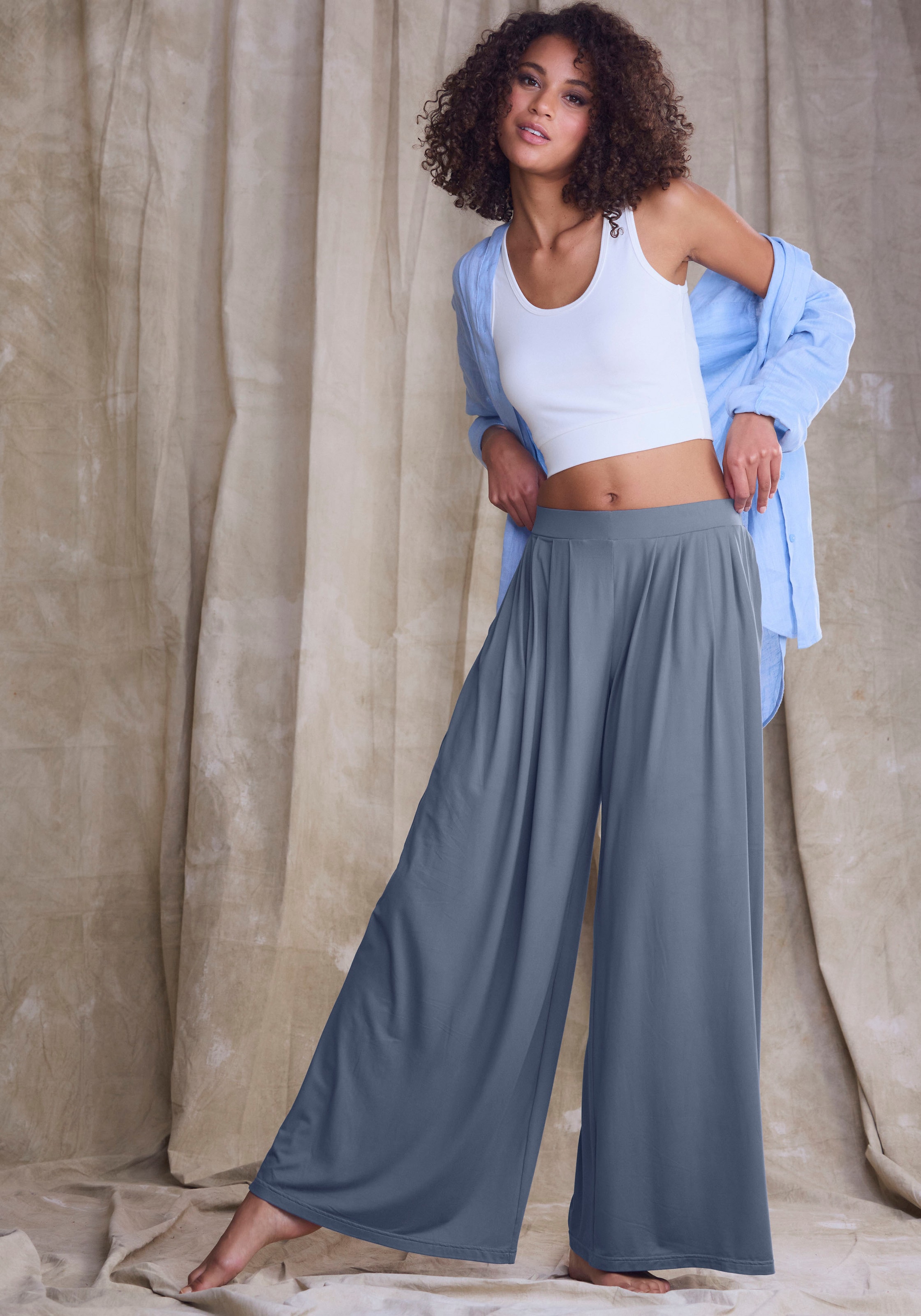 LASCANA Schlupfhose »Extra Weit«  mit extraweit geschnittenen Beinen