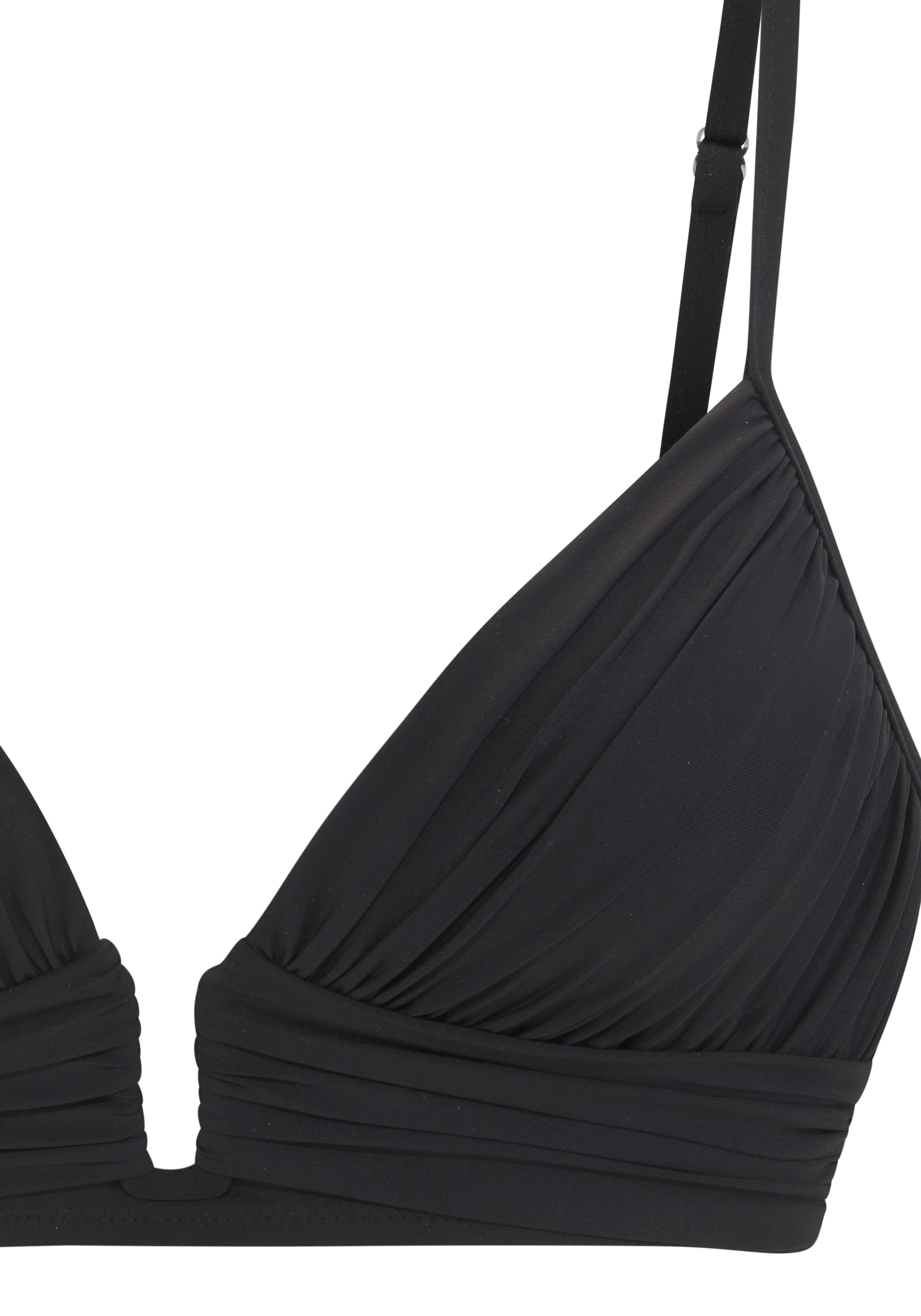LASCANA Triangel-Bikini mit modischer Zierschnalle