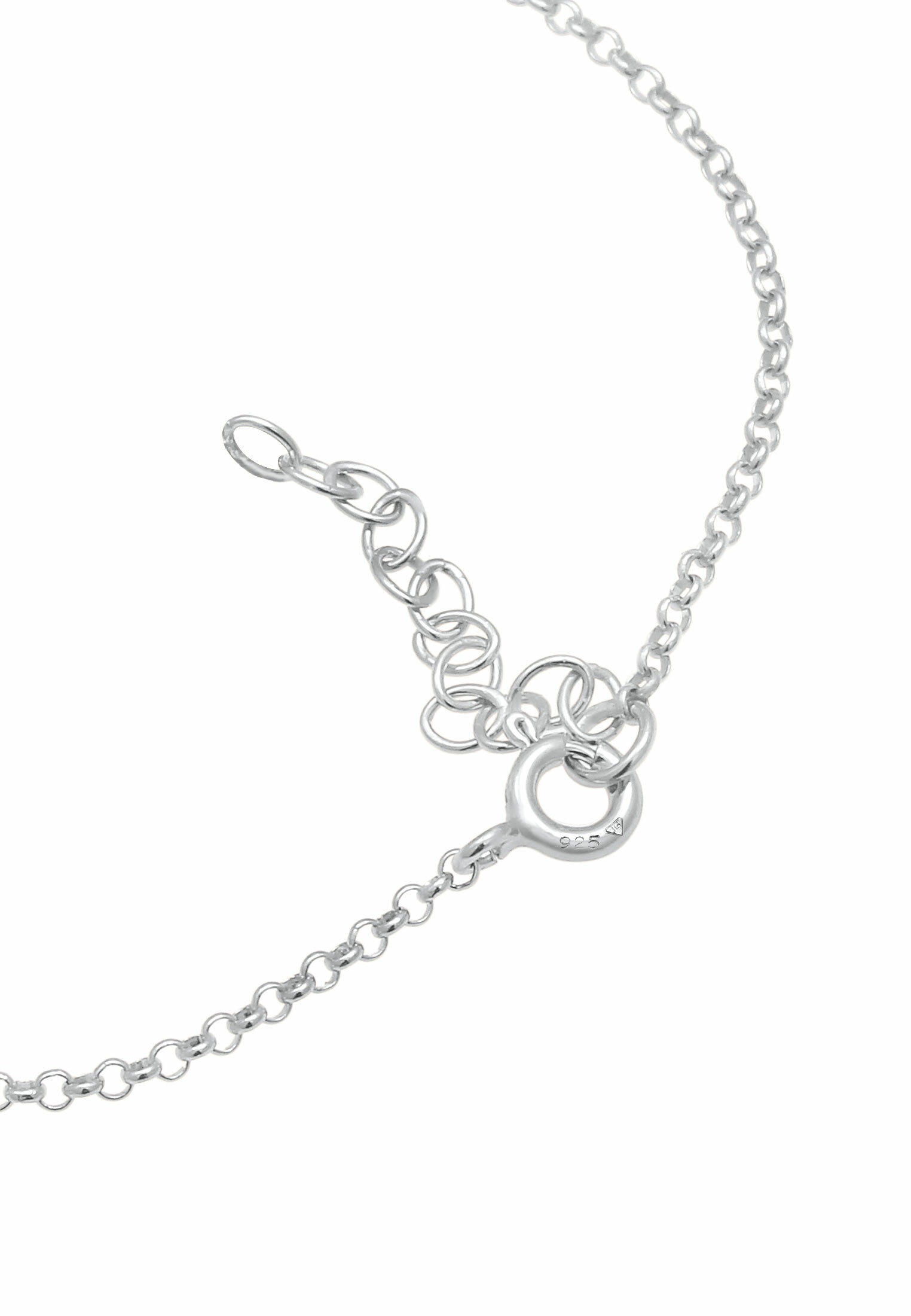 Elli Armkette »Armband Kreis Circel Ring Rund Trend Geo 925 Silber«