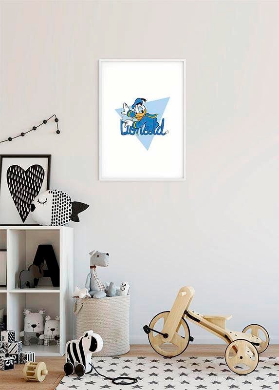 Komar Poster »Donald Duck Triangle«, Disney, (1 St.), Kinderzimmer,  Schlafzimmer, Wohnzimmer online kaufen | mit 3 Jahren XXL Garantie