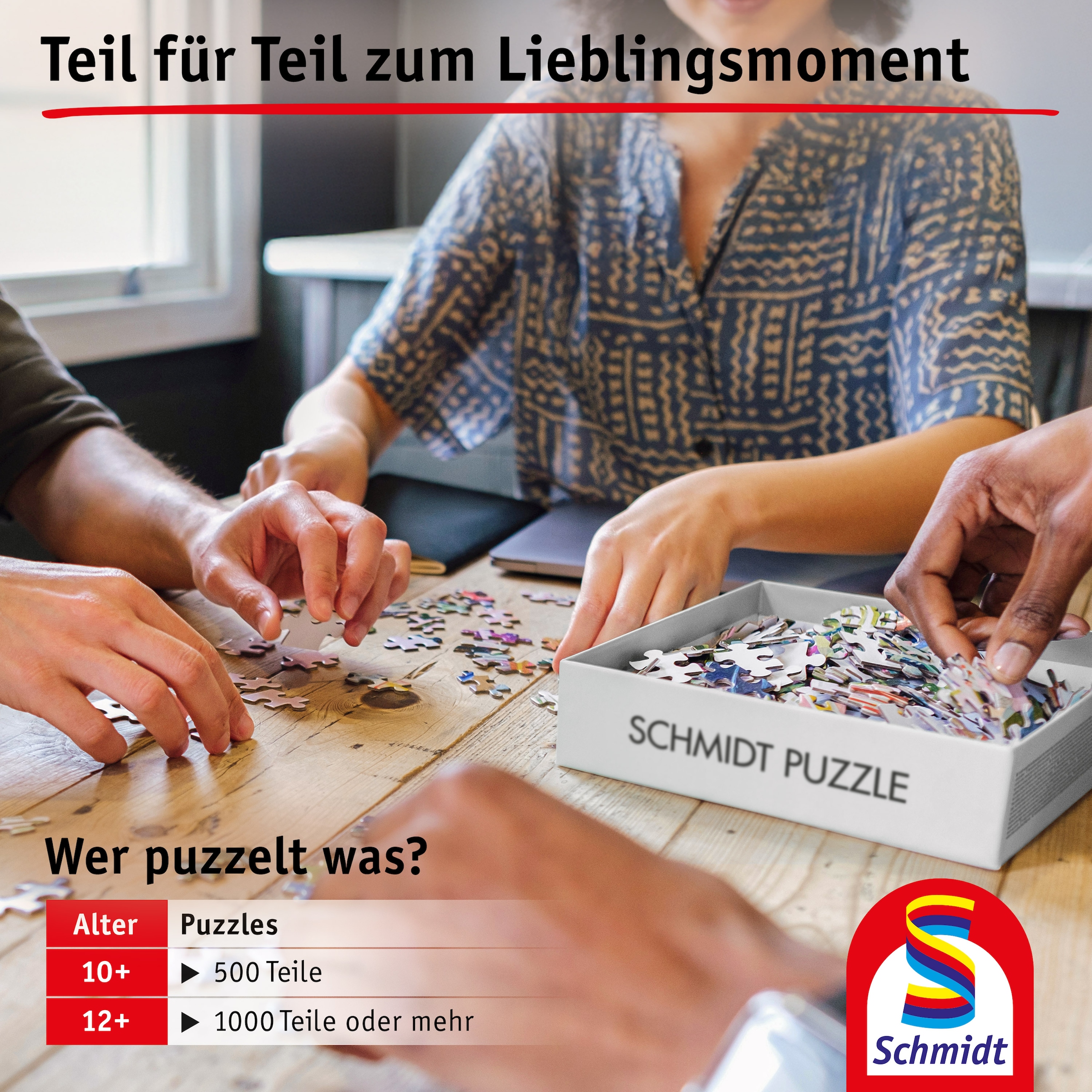 Schmidt Spiele Puzzle »Robert Finale, Santorini Sonnenuntergang« Made in Germany