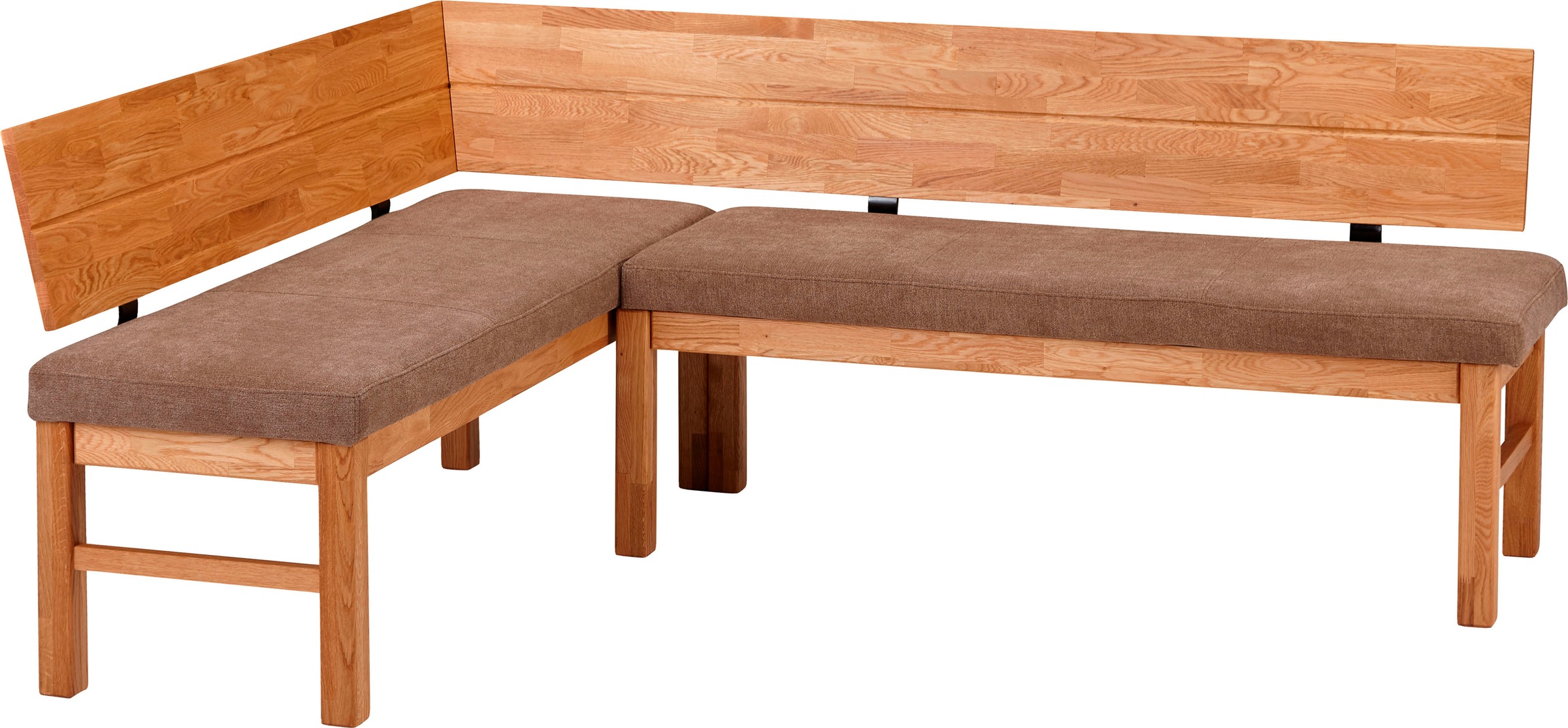 SCHÖSSWENDER Eckbank »Lorenzo«, modernes Design, Gestell aus Massivholz kaufen