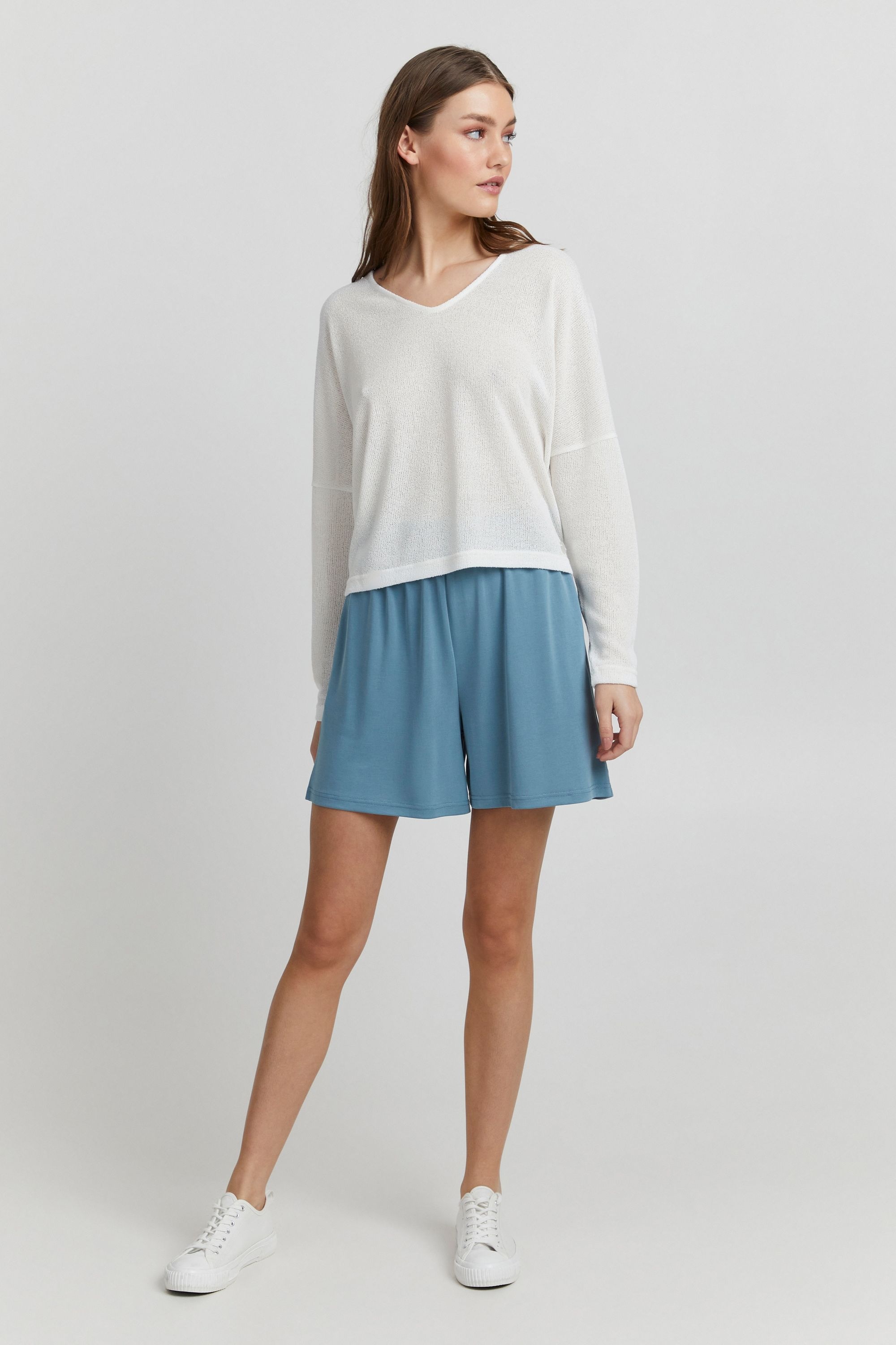 OXMO Strickpullover »Strick-V-Pullover OXKatla«