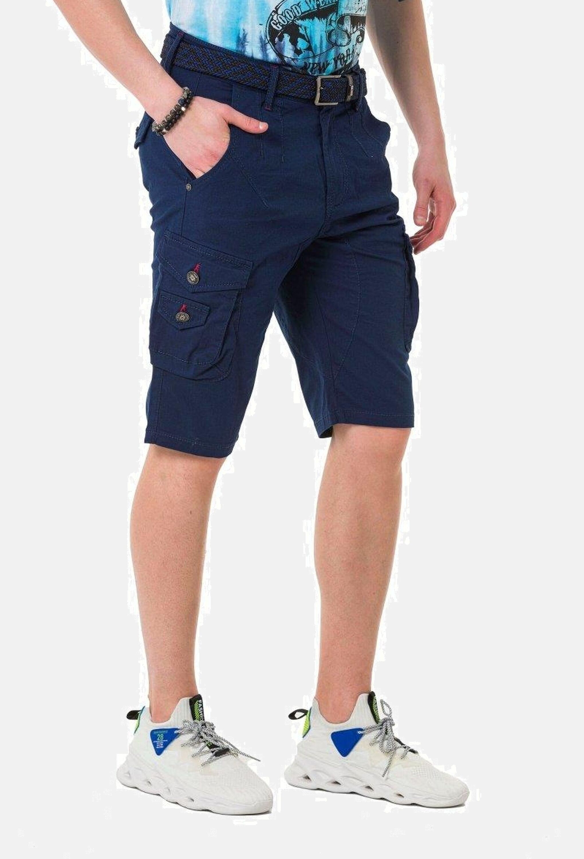 Cipo & Baxx Jeansbermudas »Cipo & Baxx Bermuda & Short« mit praktischen Beintaschen, CK265
