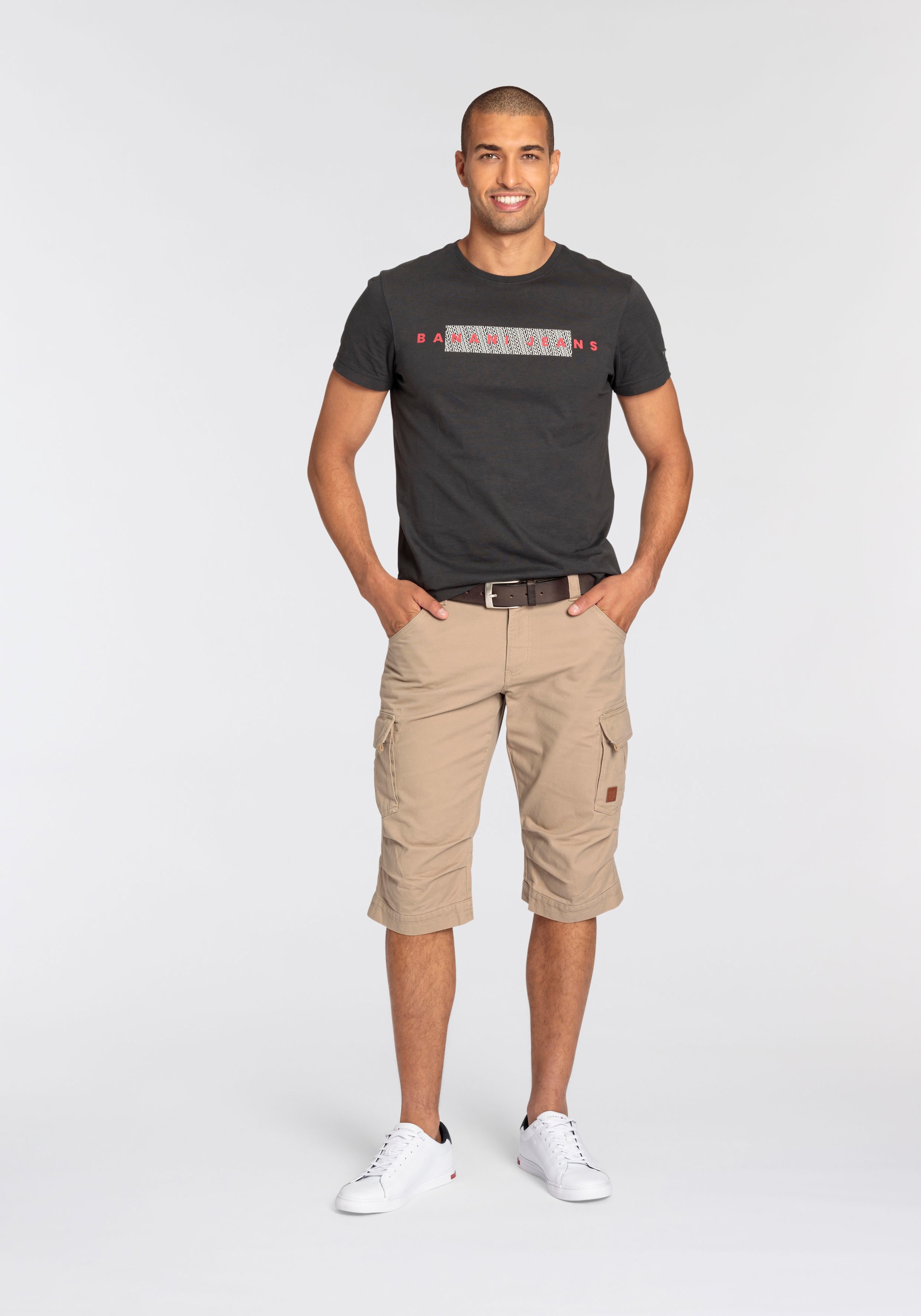 Bruno Banani Jeansbermudas, Stylische Cargobermudas