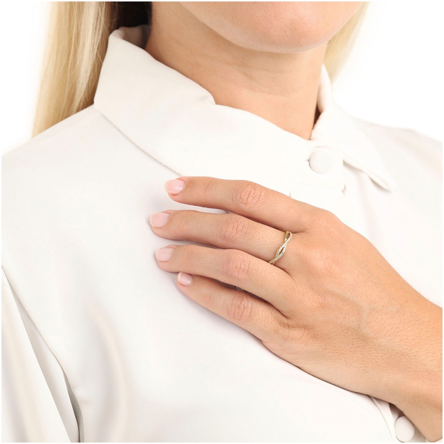 Amor Fingerring »2036754/-55/-56/-57/-77«, mit Zirkonia (synth.)