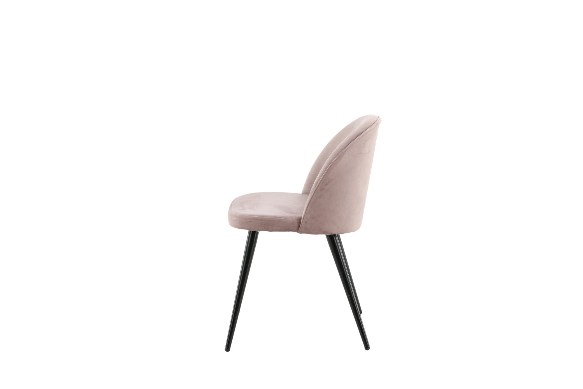 Venture Home Esszimmerstuhl »Velvet, 2er-Set Esszimmerstühle mit Samtbezug, 150 kg belastbar« () 2 Stk.Polsterstuhl, weicher Bezug, Metallbeine, abgerundet