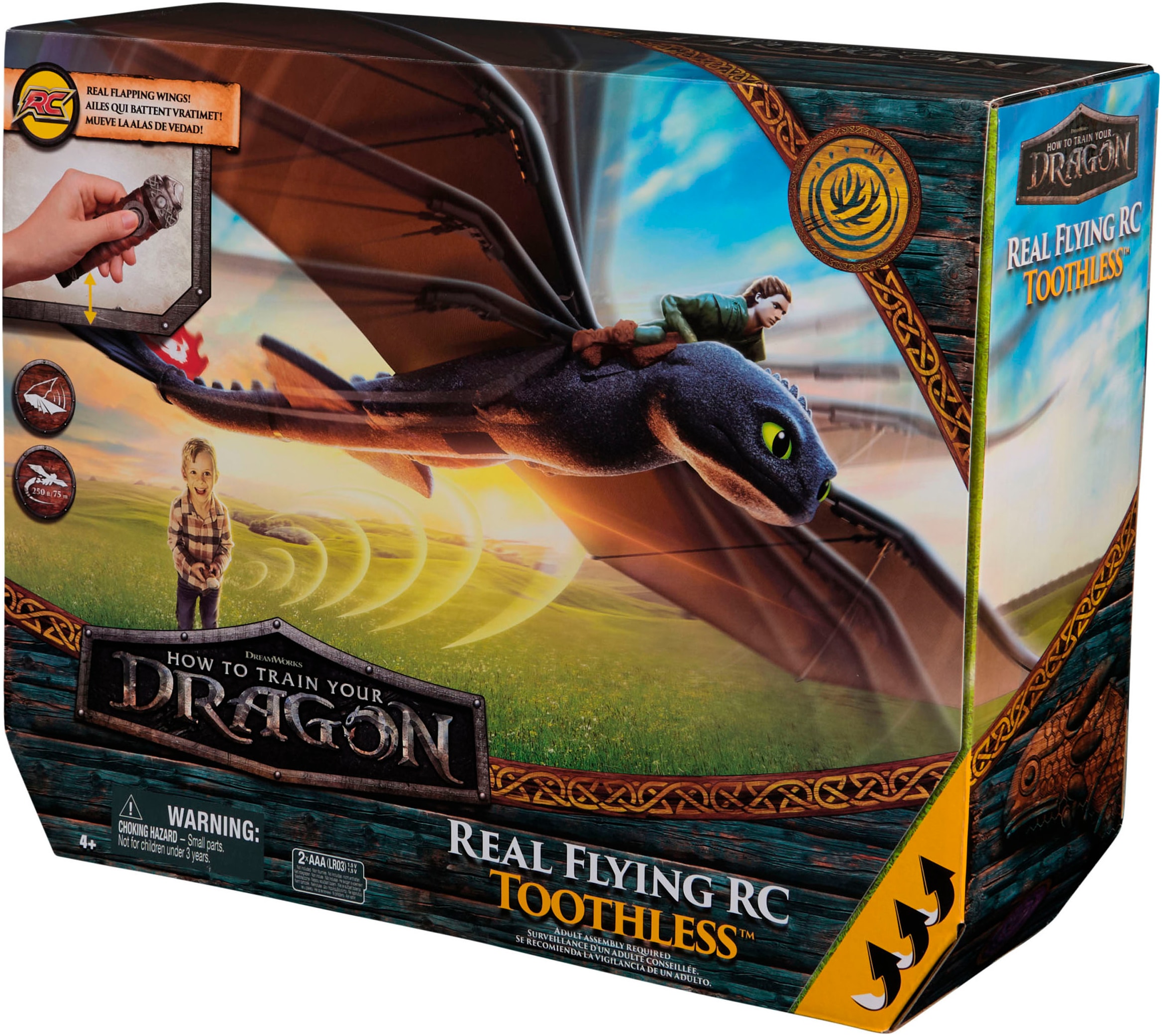 Spin Master RC-Figur »Dragons Movie - Fliegender Drache Ohnezahn« mit Fernbedienung