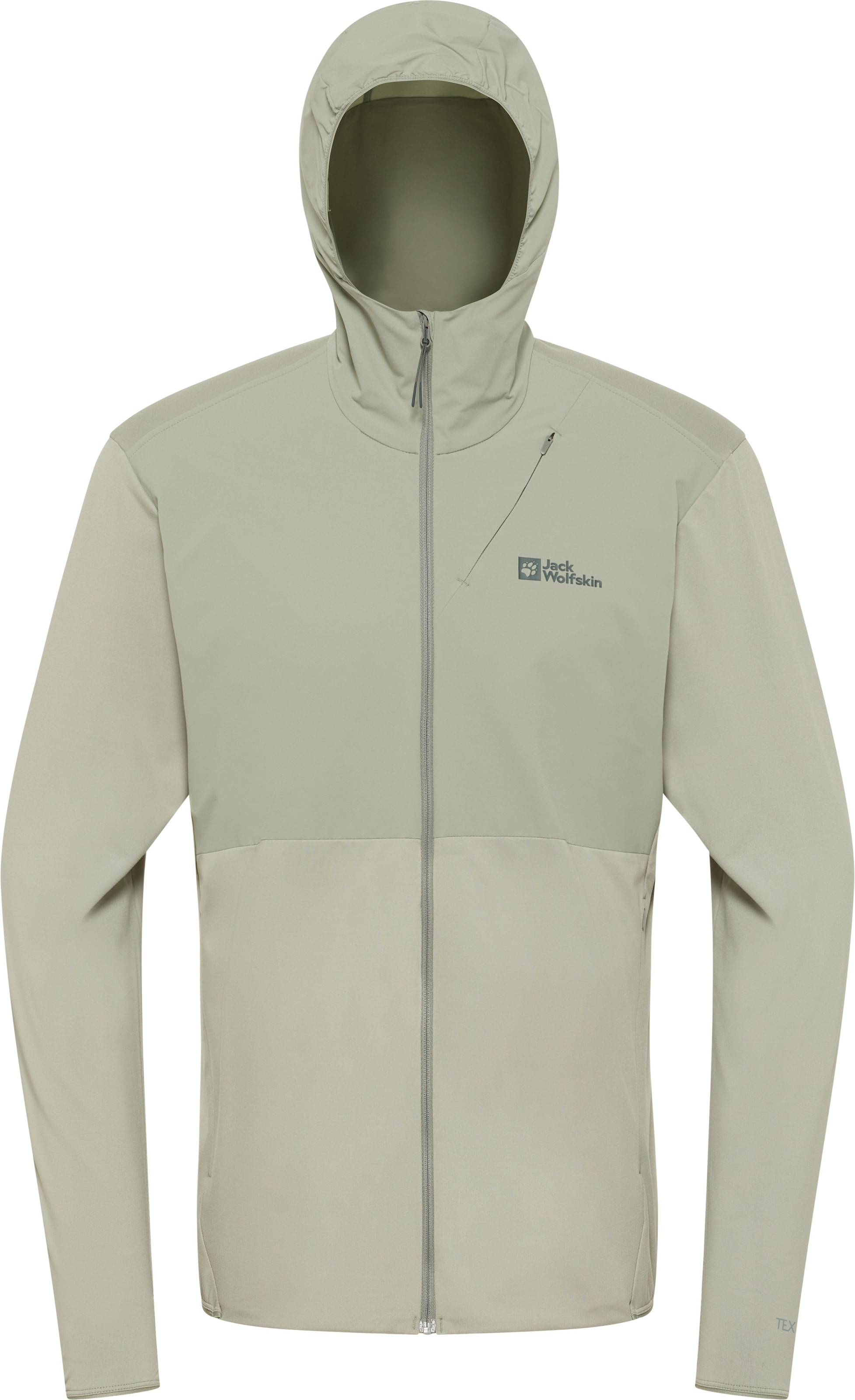 Jack Wolfskin Kapuzenfleecejacke »PRELIGHT TRAIL HOODY M« mit Kapuze