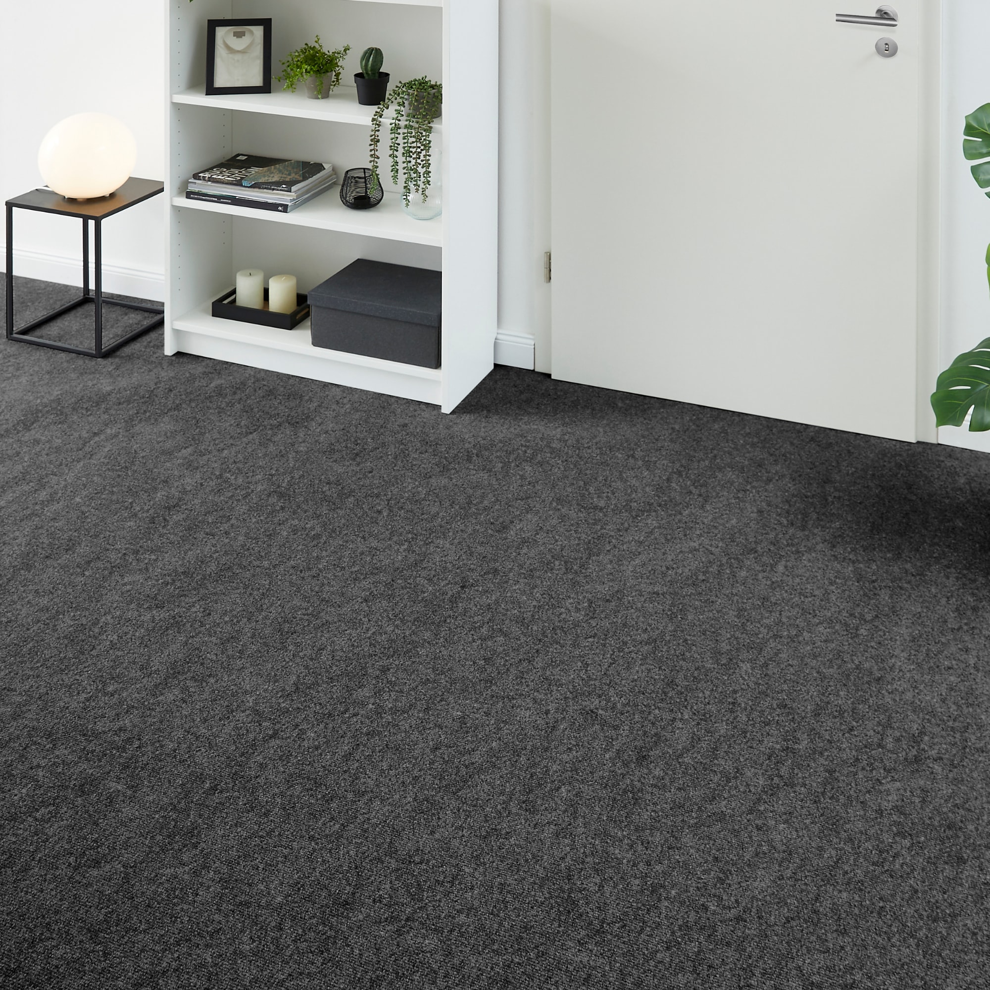 Andiamo Teppichboden »Milo, Nadelfilz, Made in Belgium«, rechteckig, 2,5 mm Höhe, Uni Farben, Breite 100 cm oder 200 cm, Wohnzimmer, strapazierfähig