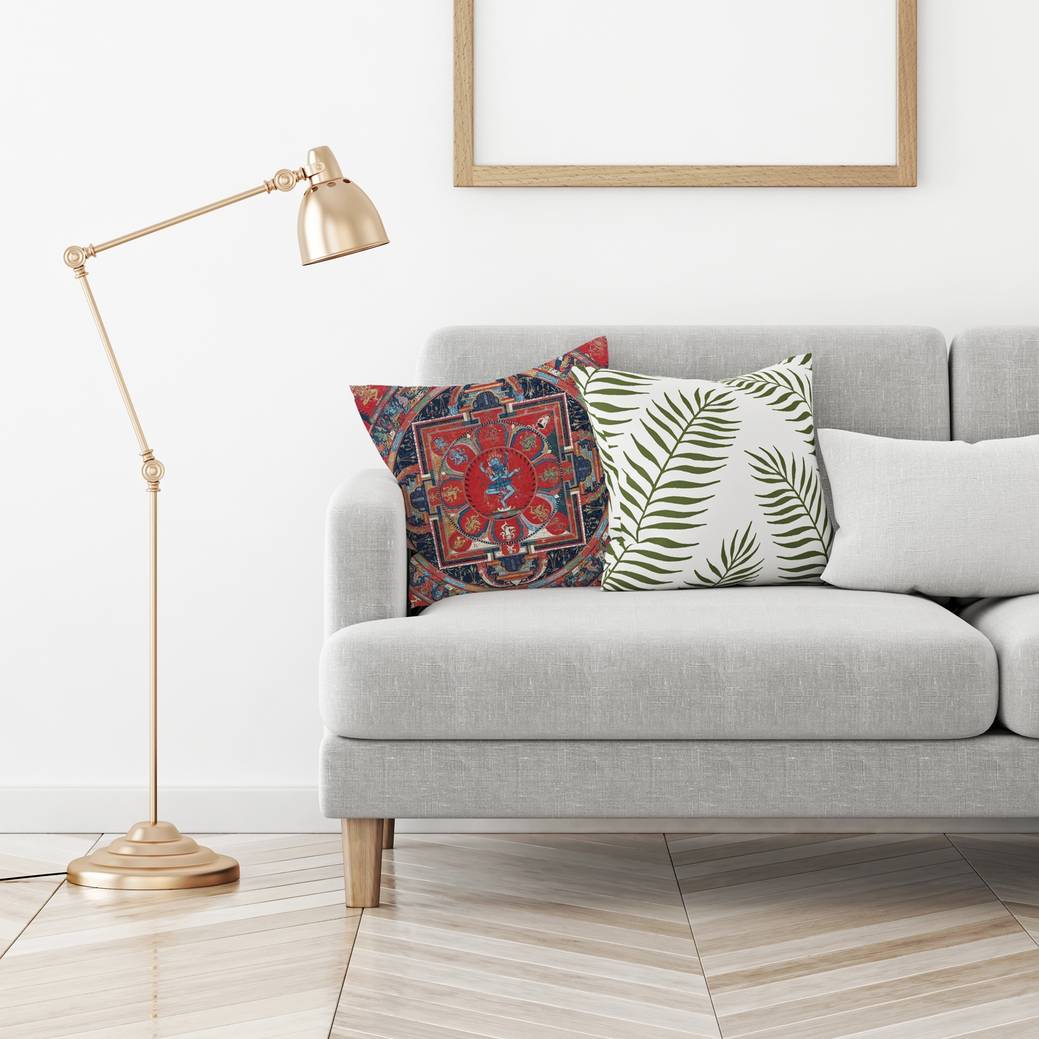 queence Dekokissen »Buddhismus« Kissenhülle ohne Füllung, 1 Stück