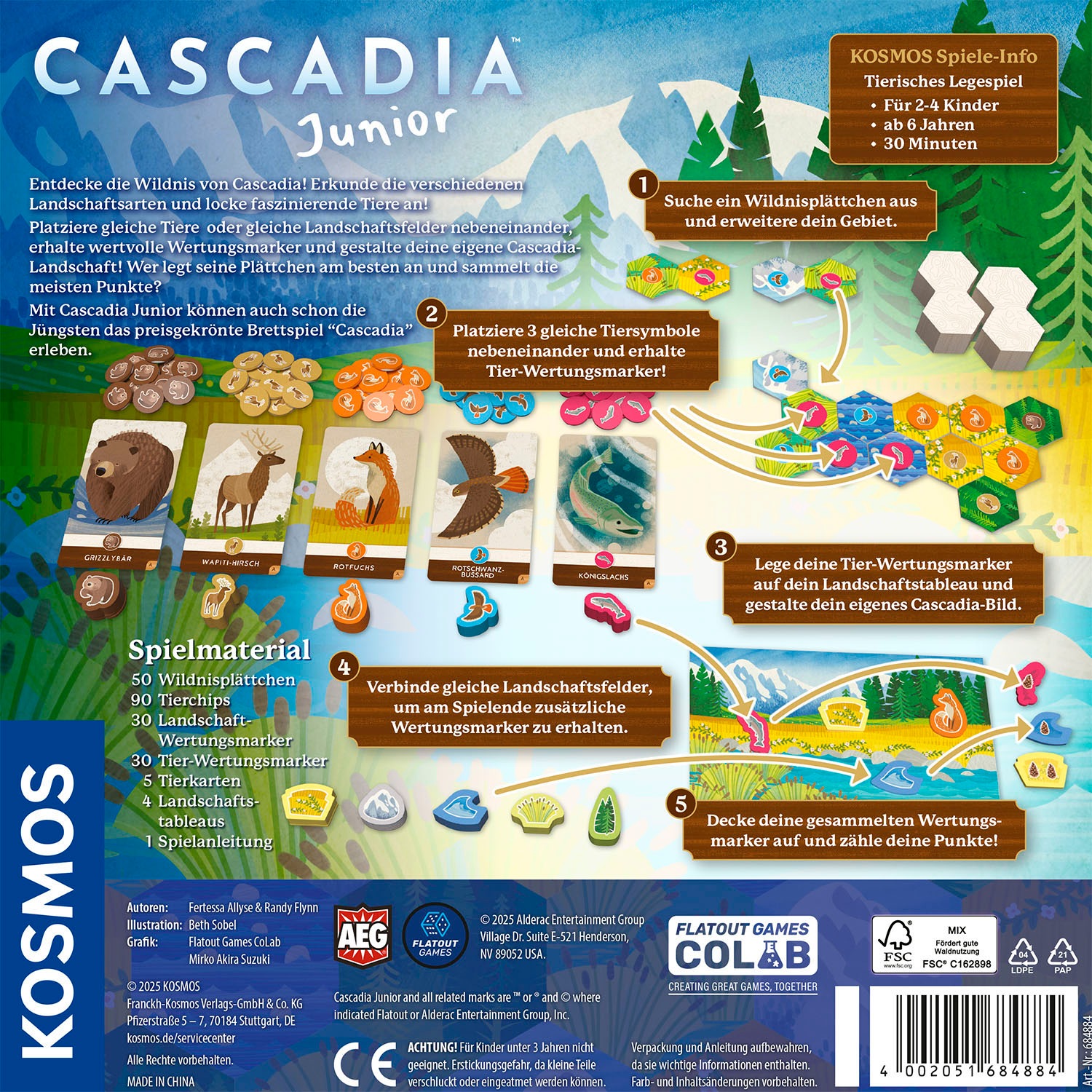 Kosmos Spiel »Cascadia Junior«