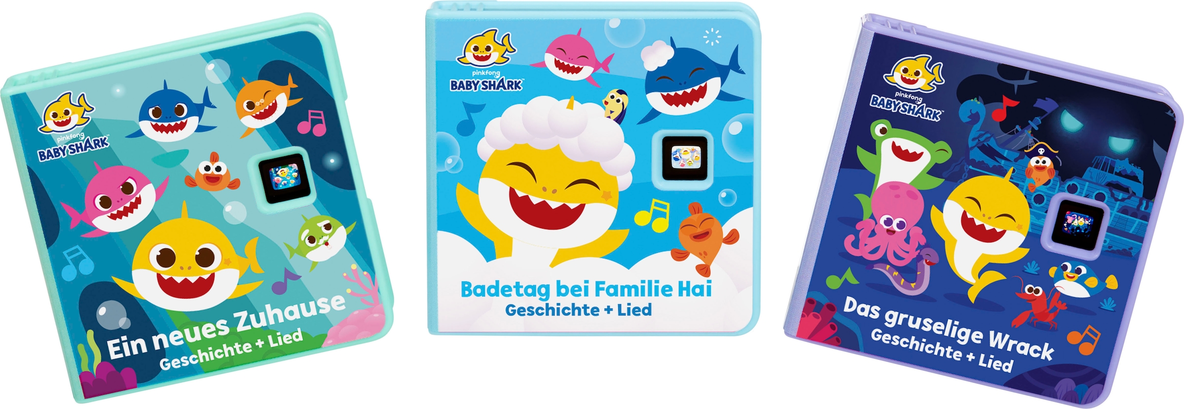 Little Tikes® Hörspielkassette »Story Dream Machine, Großer Hai, Kleiner Hai Familien-Kollektion« passend für Story Dream Machine