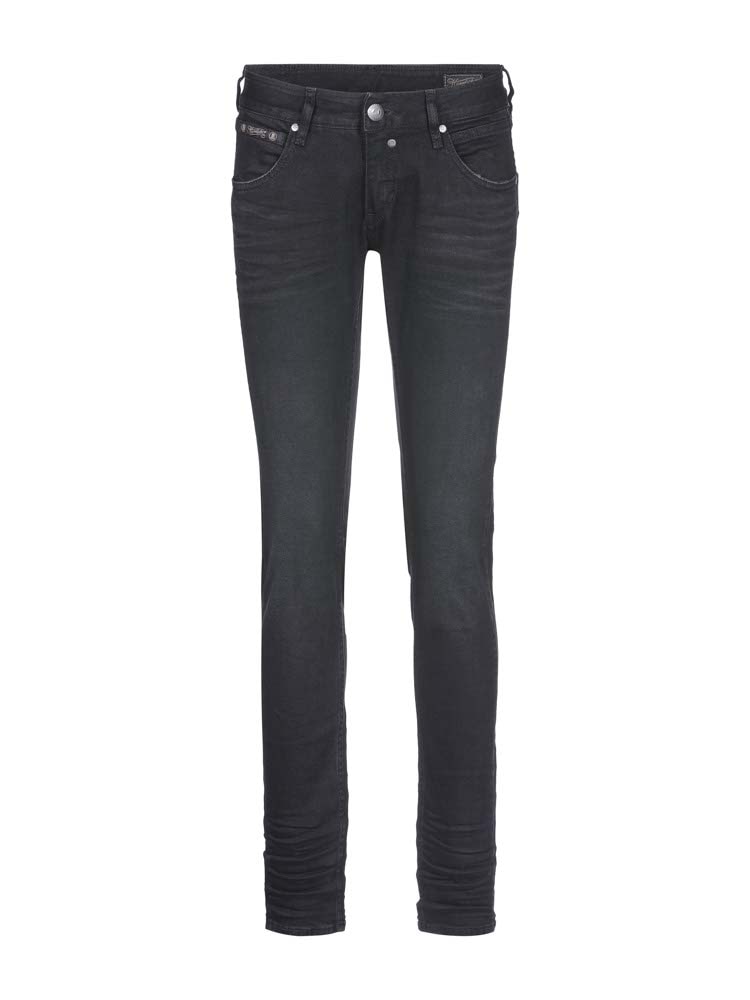 Herrlicher Slim-fit-Jeans »Touch Slim Recycled Denim Black Stretch«, im Five-Pocket Style