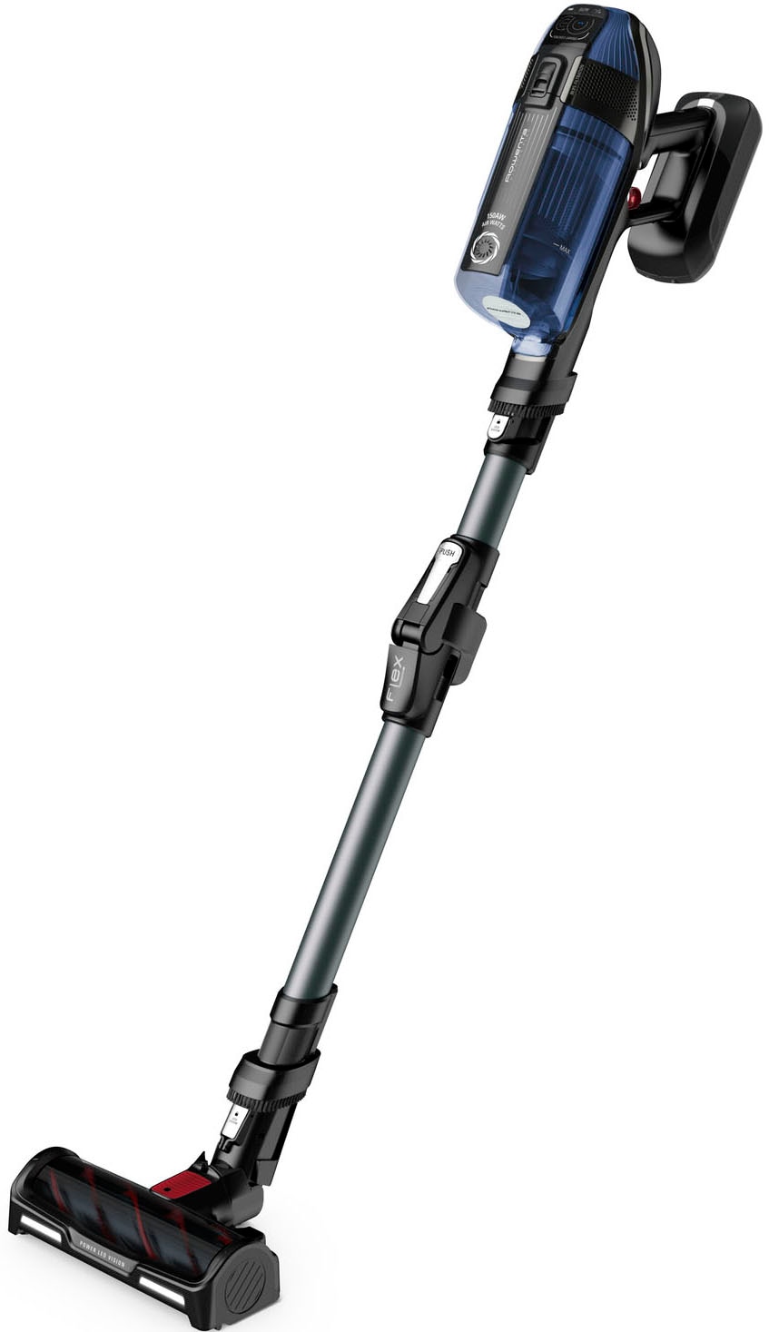 Rowenta Akku-Hand-und Stielstaubsauger »X-Force Flex 12.60 Aqua, Saugen und Wischen, automatischer Modus«, leistungsstark, Aqua Düse, hohes Fassungsvermögen, Flex-Gelenk, RH98C8