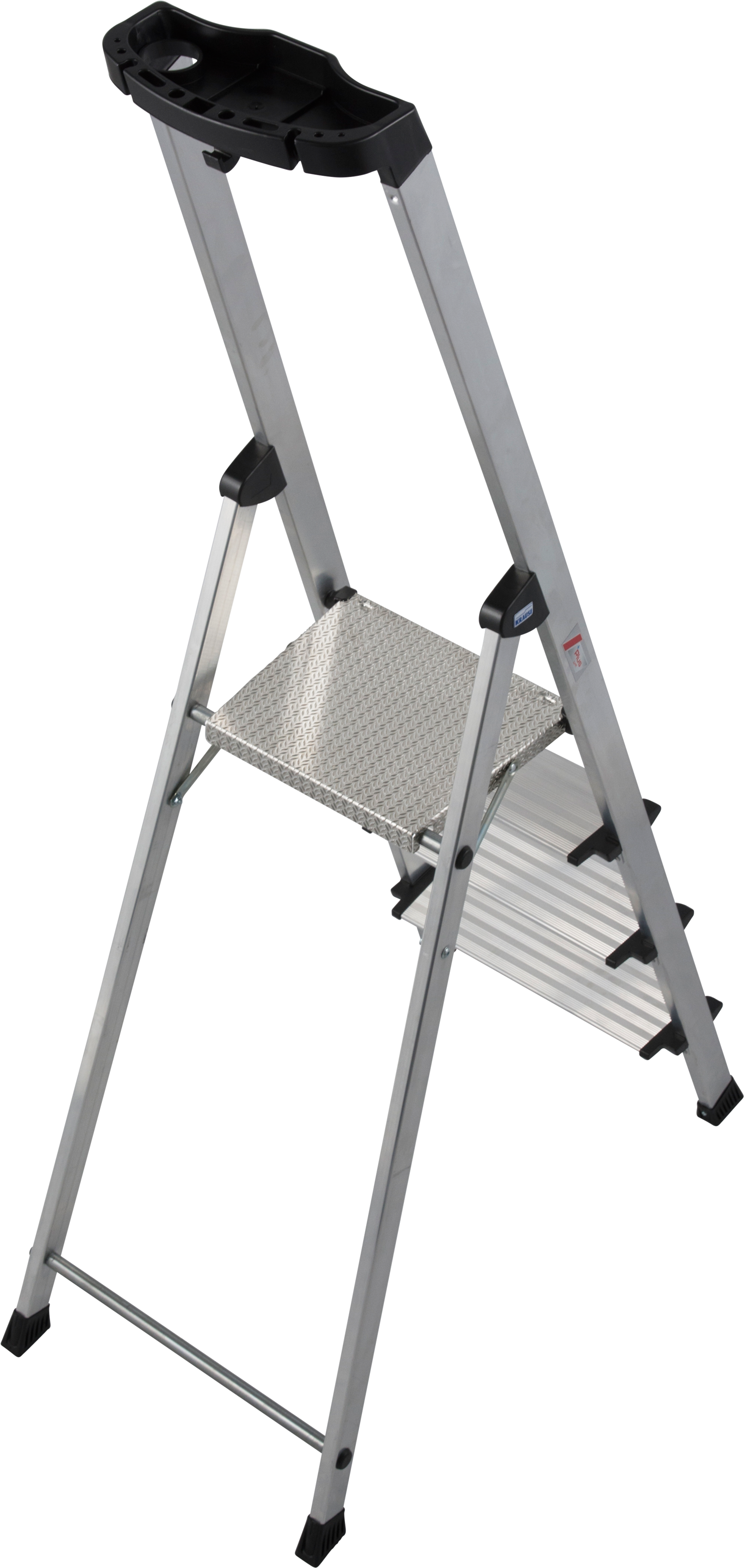 KRAUSE Stehleiter »Safety Plusline«, Aluminium, 4 Stufen, Arbeitshöhe ca. 285 cm