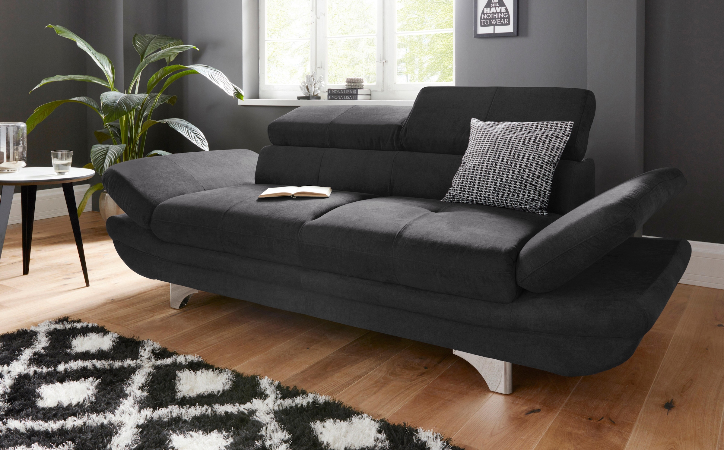 COTTA 2-Sitzer »Enterprise«, Big-Sofa, mit Armteilverstellung & Kopfteilverstellung