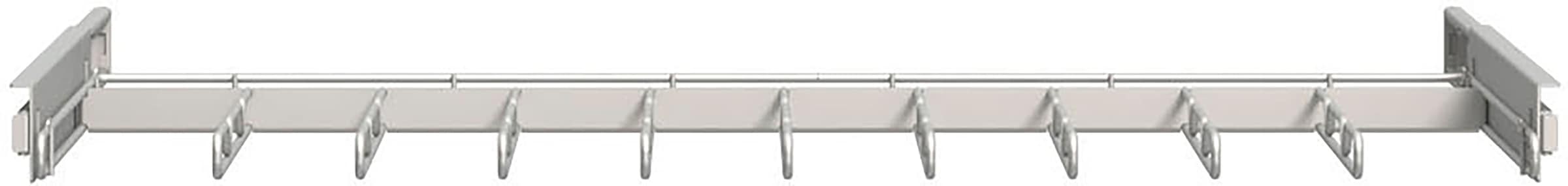 FORTE Hosenhalter Schrankauszug für ihe Hosen, platzsparend , einfache Montage