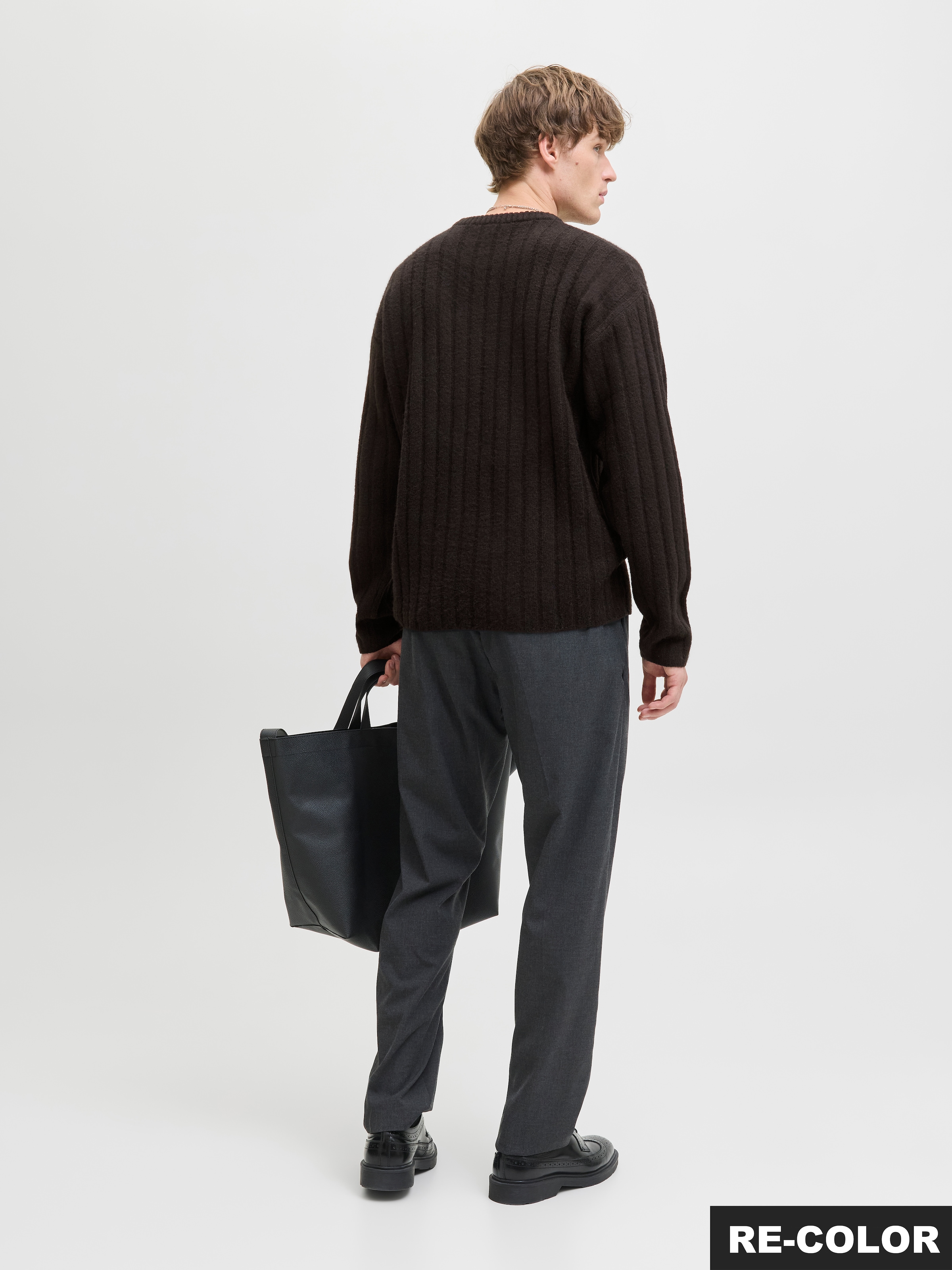 Jack & Jones Strickpullover »JJEBRADLEY CARTER KNIT CREW NECK LN«