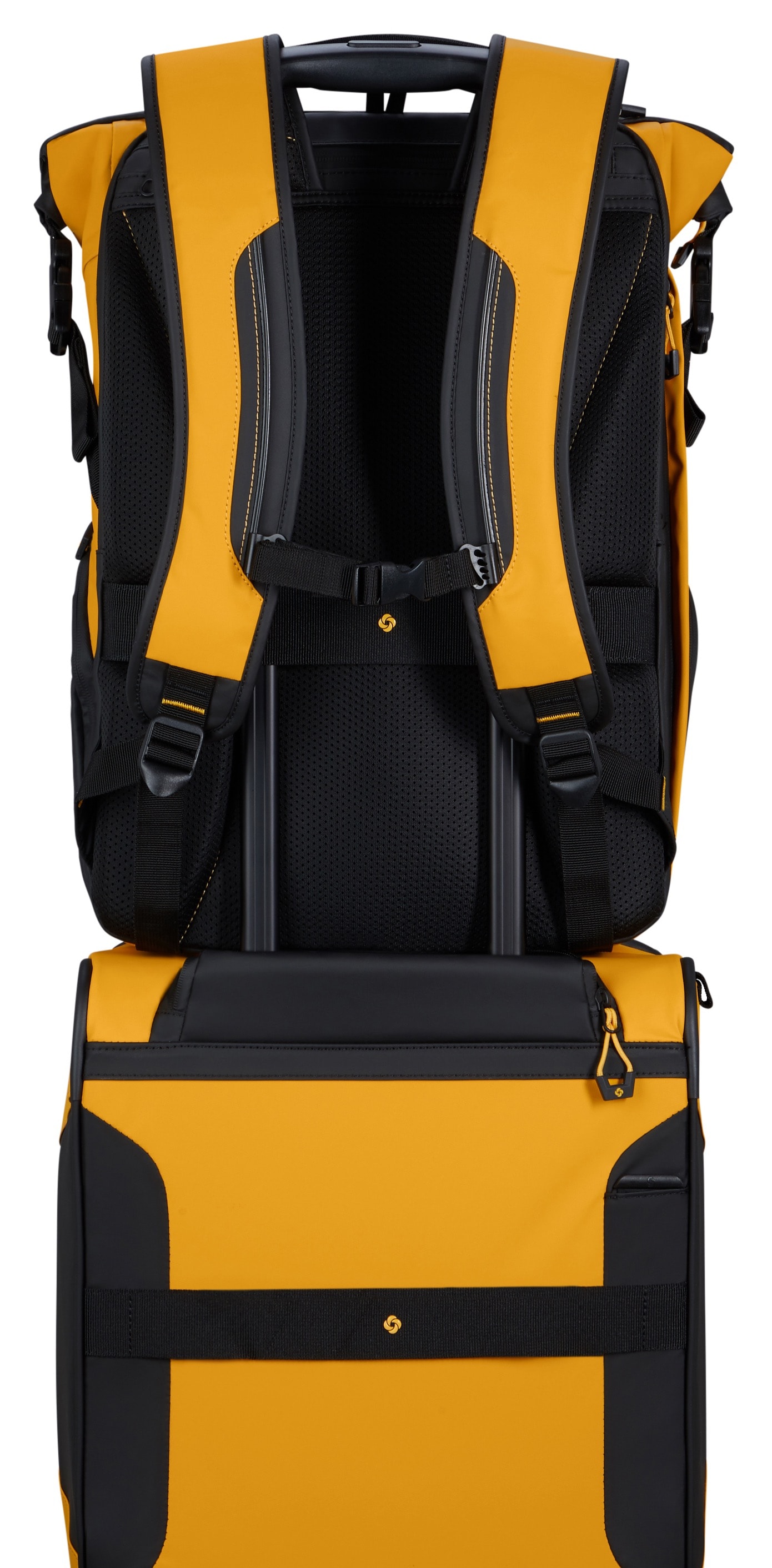Samsonite Reiserucksack »ECODIVER L« Freizeitrucksack Laptoprucksack Trolleyaufstecksystem Rolltop Backpack